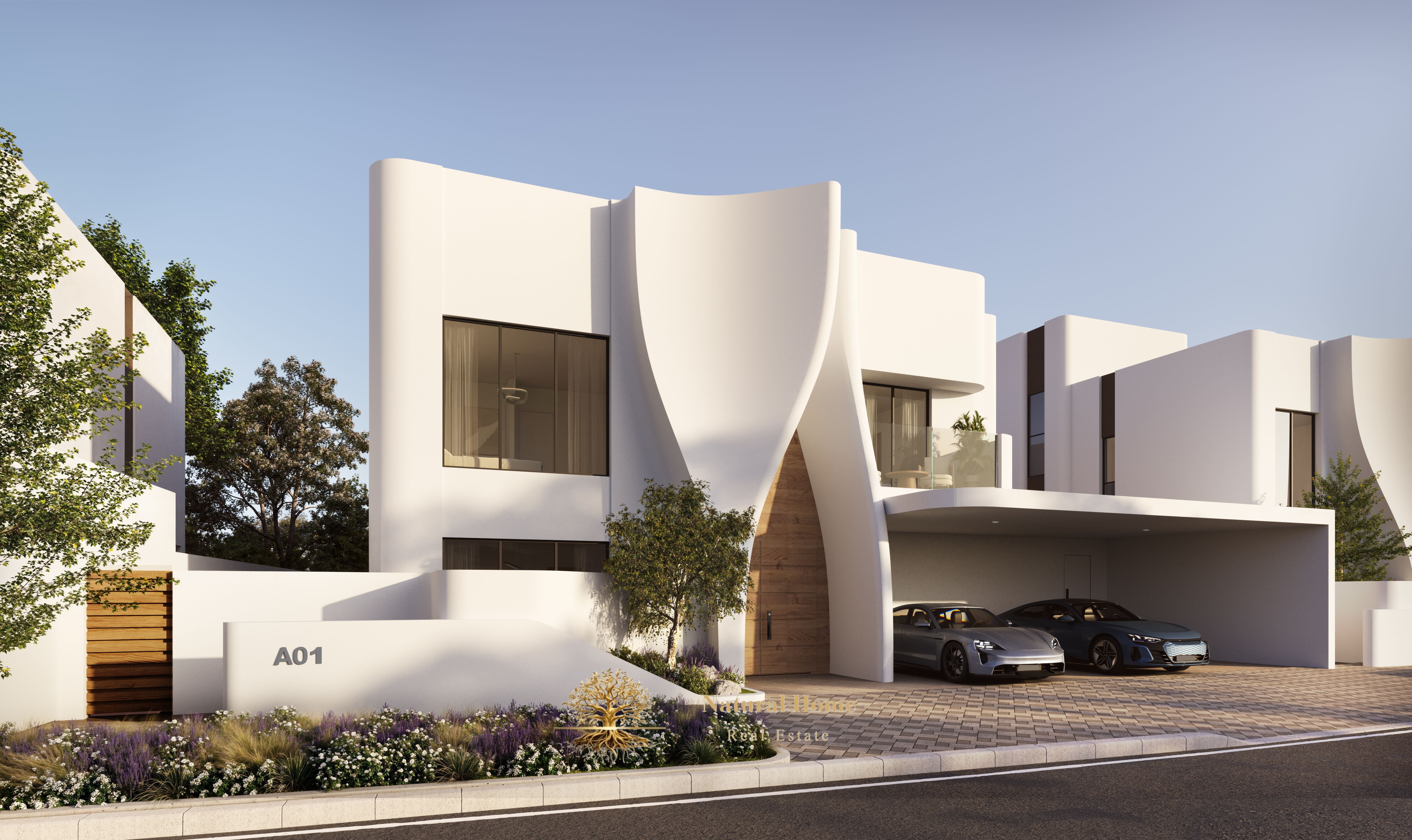 "The future of housing is in your hands: 4 spacious bedrooms, world-class amenities, and a price beyond imagination at Khalid Bin Sultan Community. "