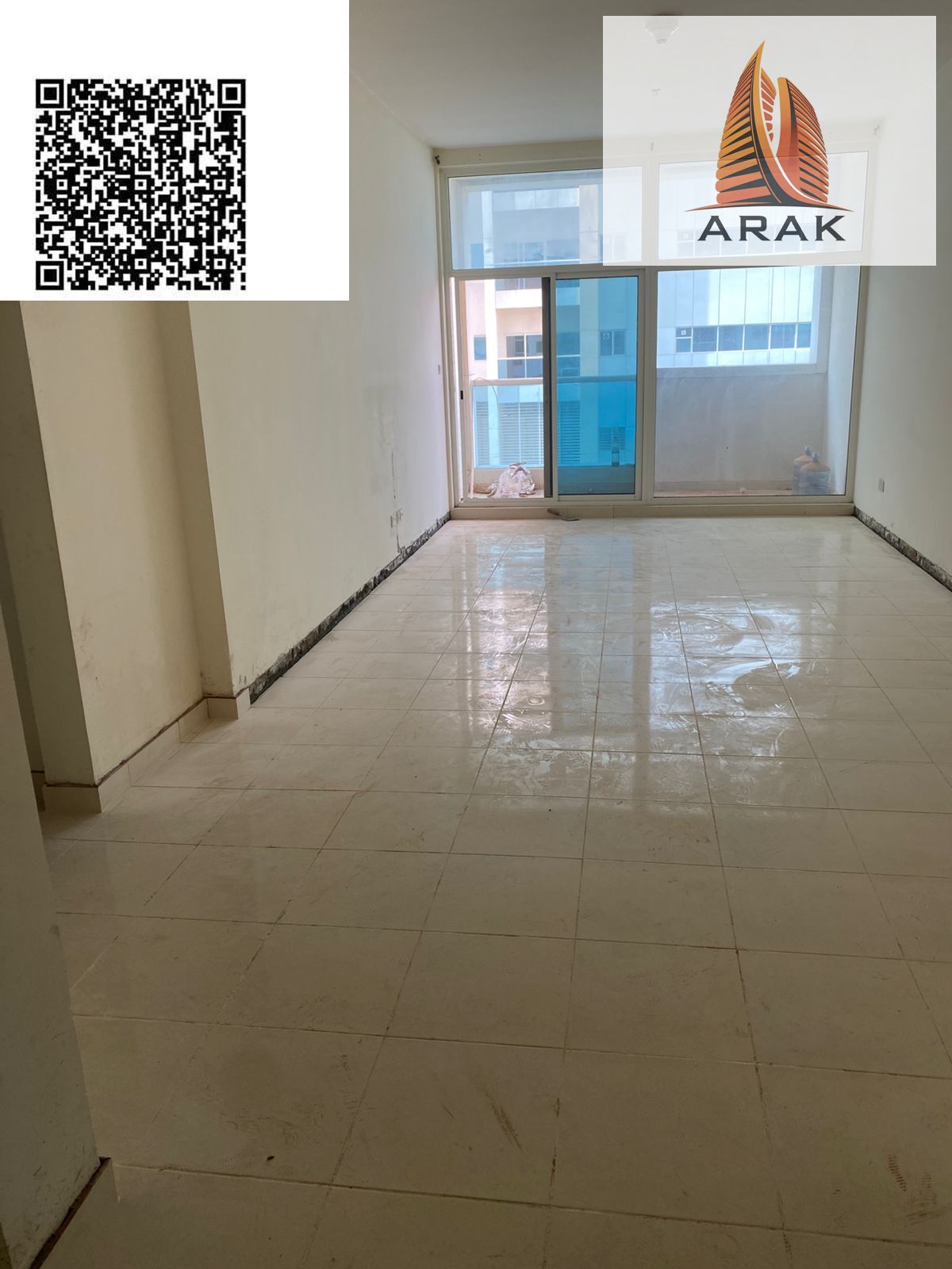 For sale a two bedroom apartment with living room in Ajman One Tower
