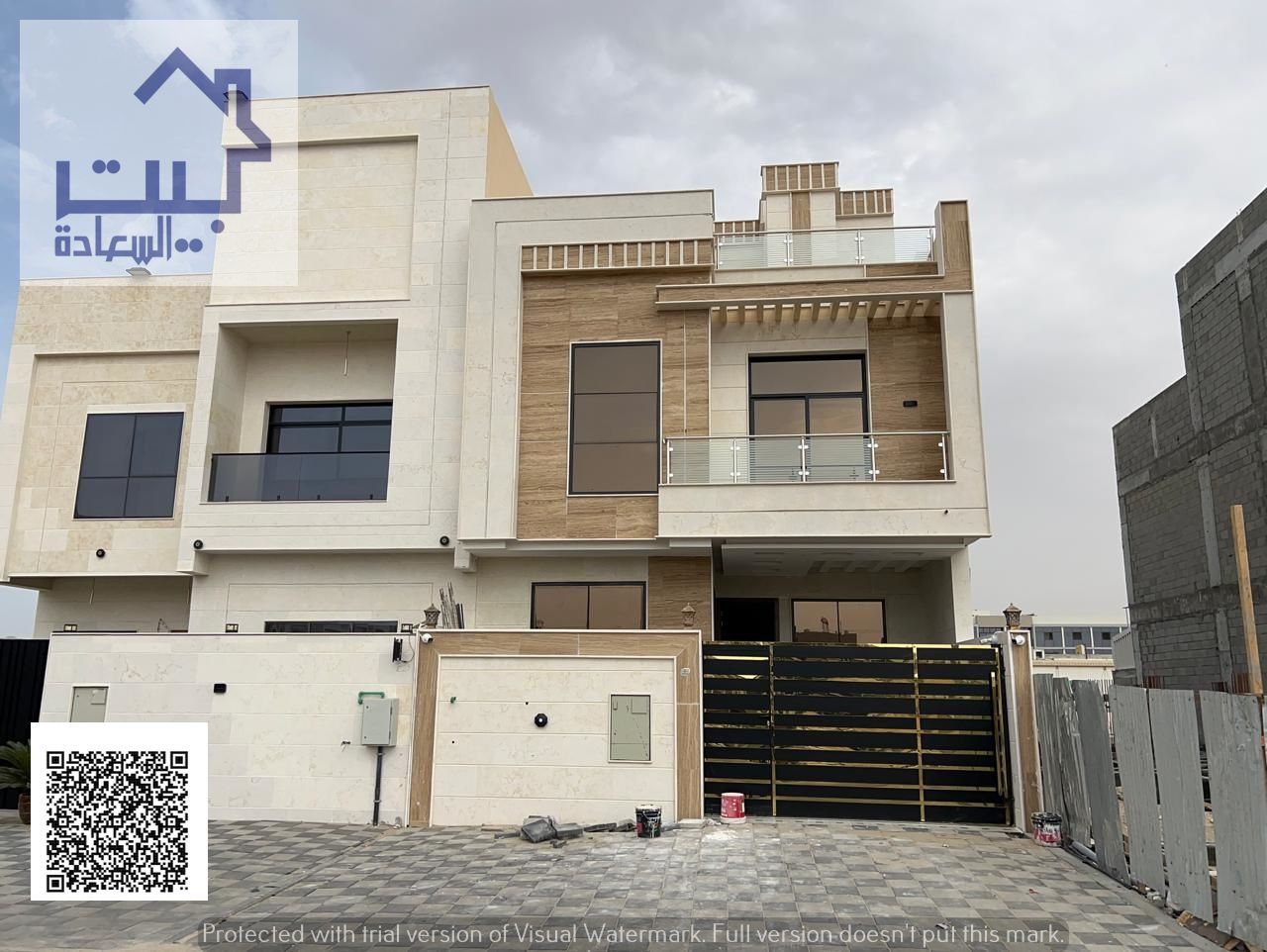 Townhouse Villa for Sale in Al Yasmin District – Five Bedrooms with Rooftop and High-End Finishing, Registration Fees Included