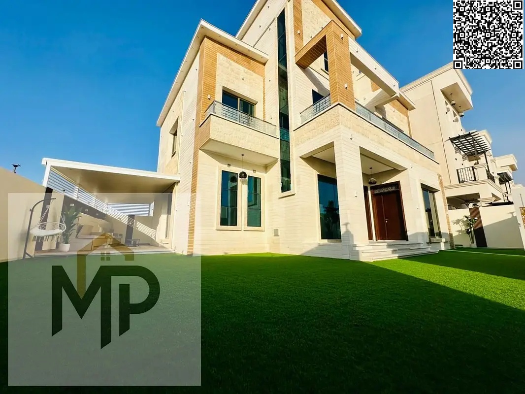 Corner villa for sale in Ajman directly from the owner, in front of Sheikh Mohammed Bin Zayed Road and opposite Al Qabail Mall, freehold ownership for