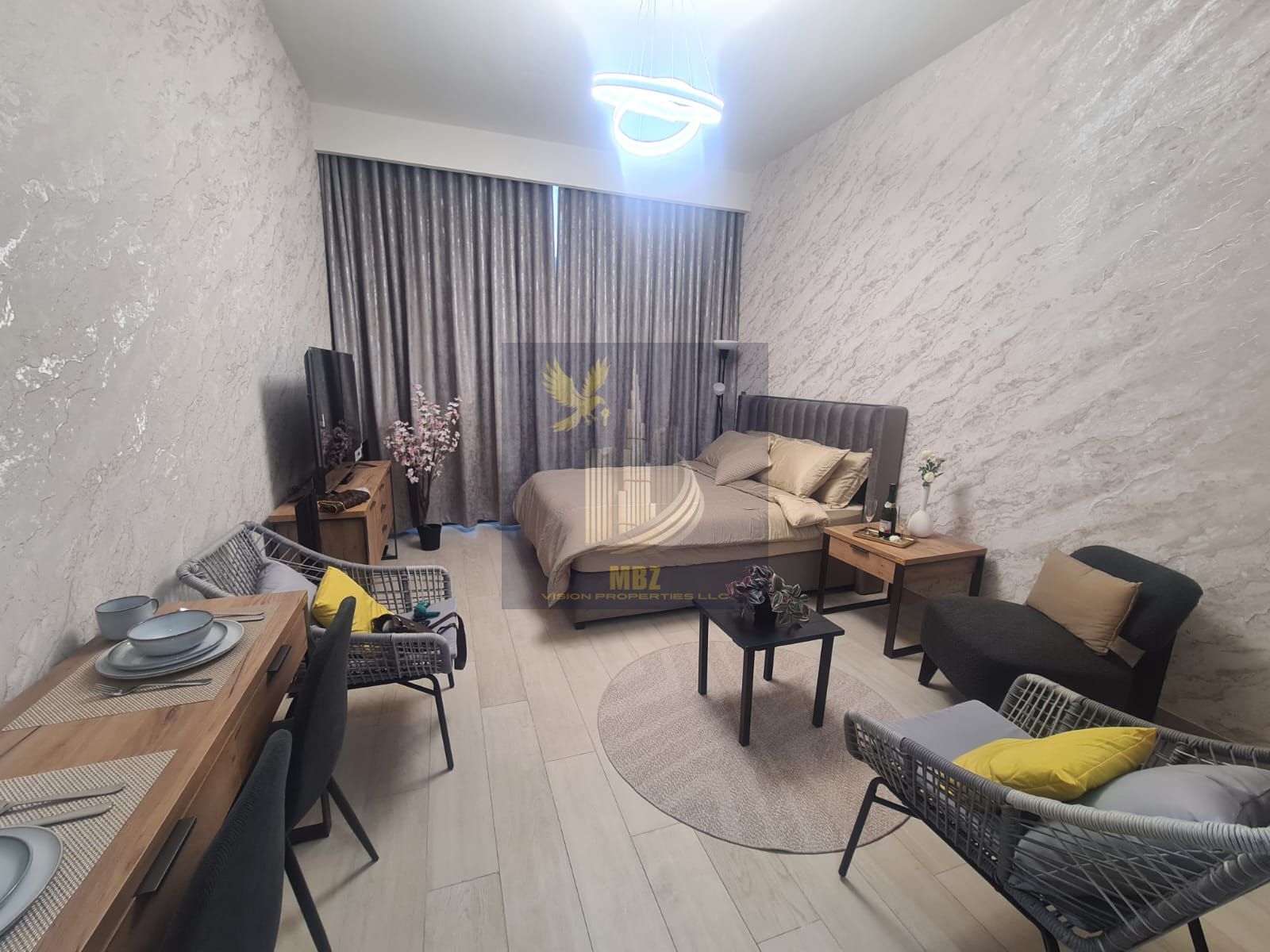 Fully Furnished Studio Apartment | Azizi Riviera 4, Meydan One