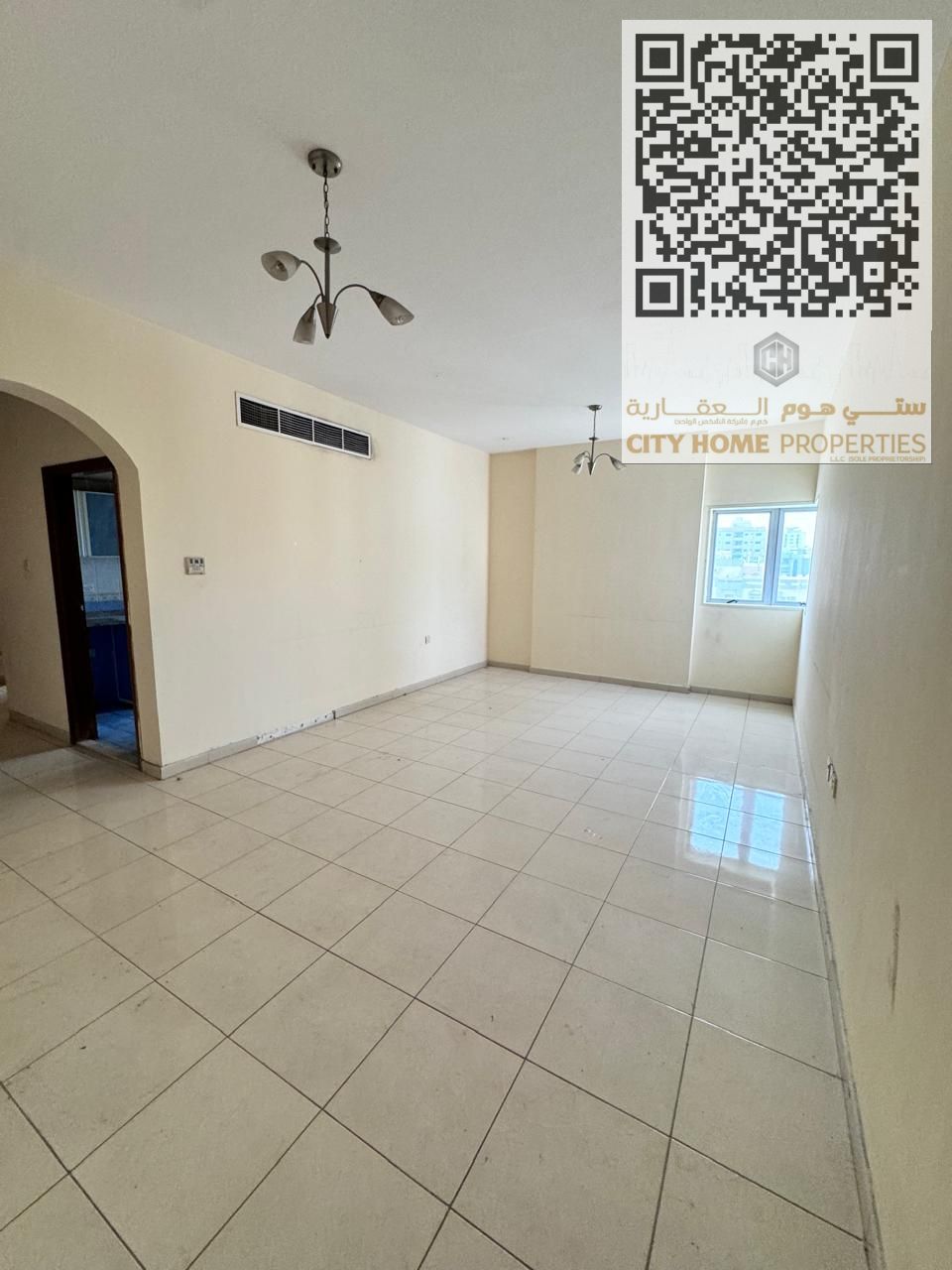 1BR Apartment with Balcony & Central AC