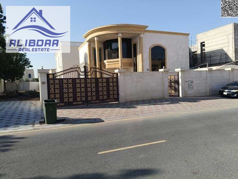 Villa for Rent – Al Raqaib 1, Ajman Spacious villa with excellent finishing, located in a family-only area, on an asphalt road + back lane.