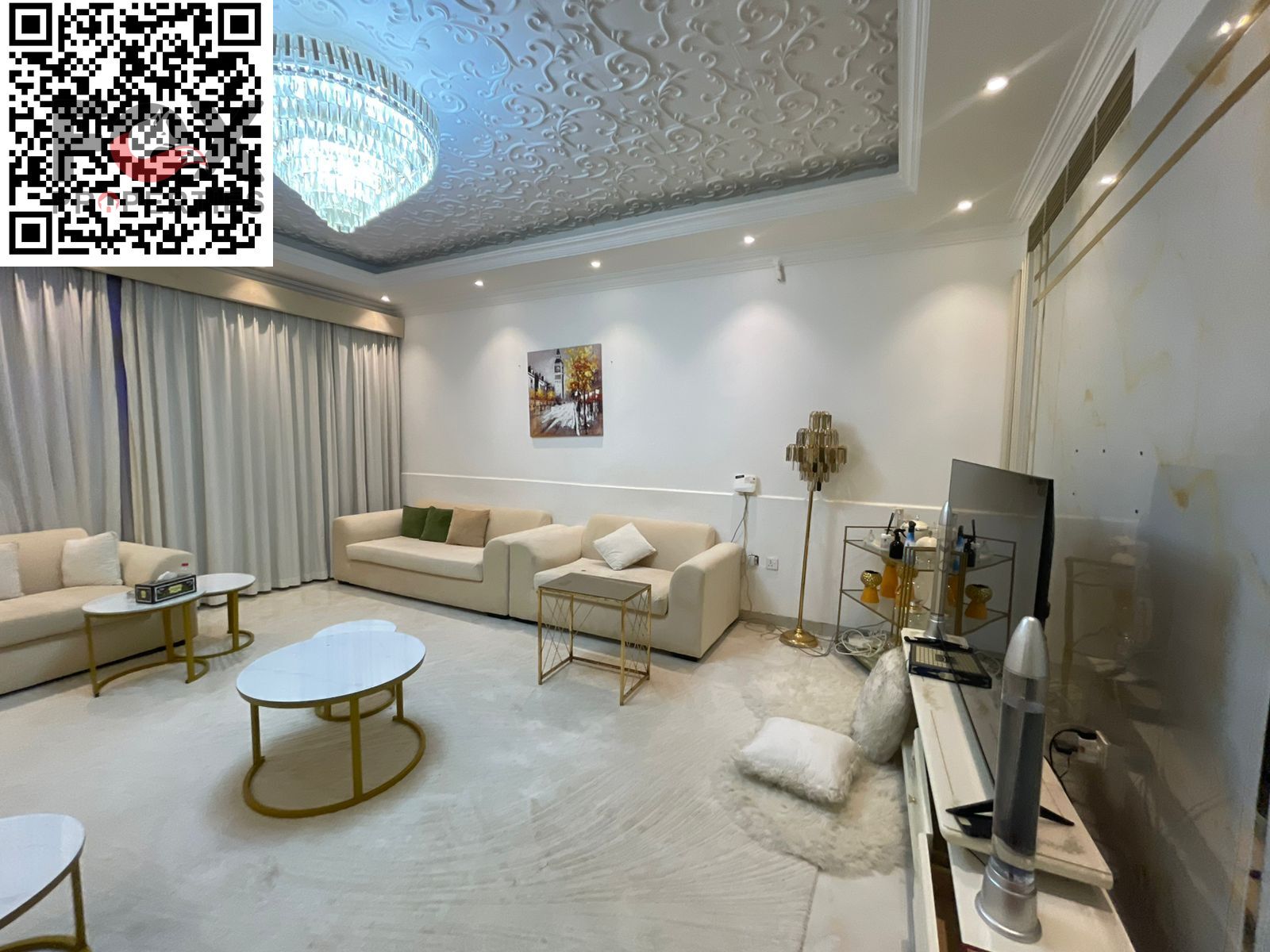 Two bedrooms and a living room for annual rent in Horizon Tower with gym and swimming pool, prime location, reasonable price, and family-friendly acco