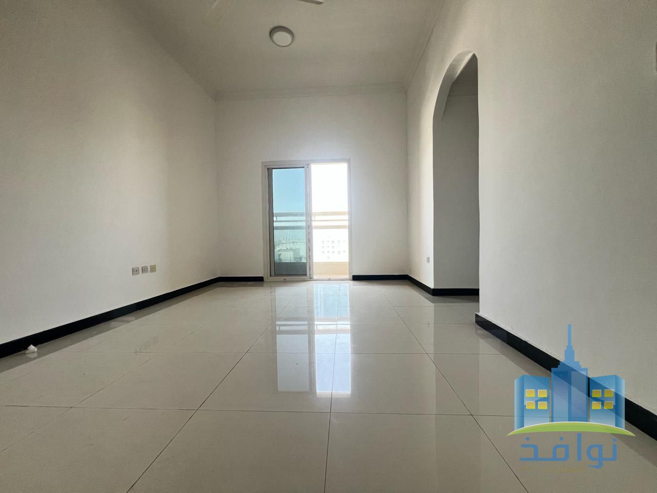 Two bedrooms and a living room on Sheikh Street with a spacious area.