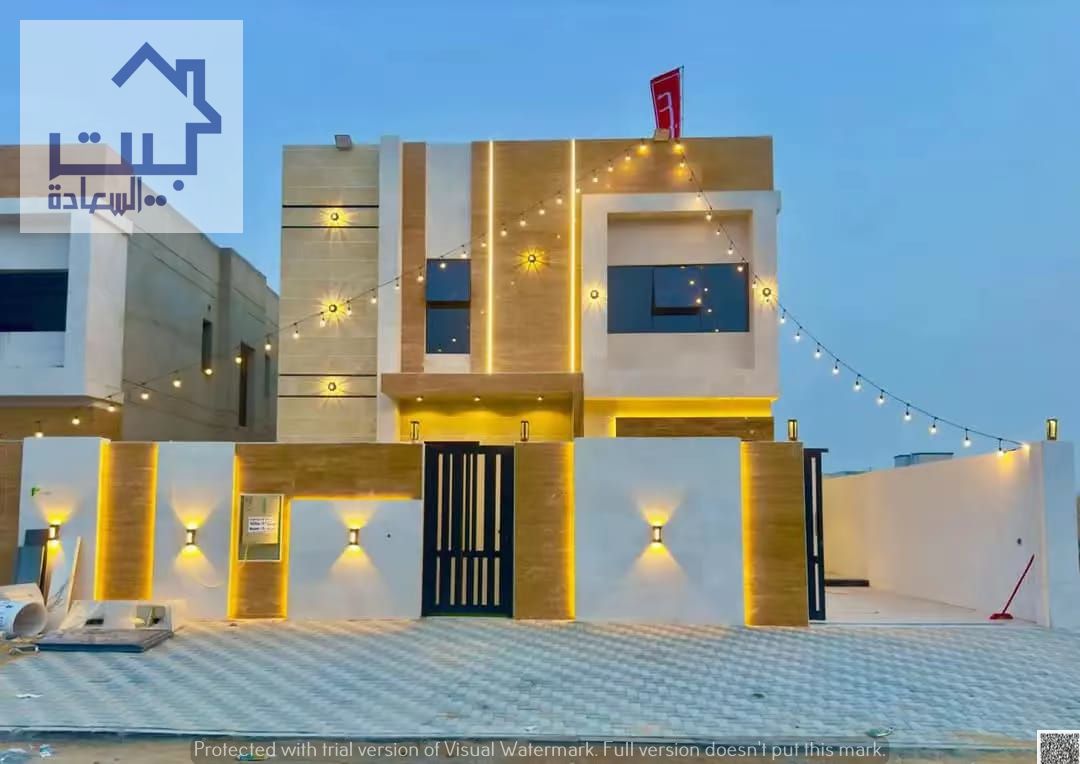 One of the most luxurious villas in Ajman for sale in a very prime location, including registration and ownership fees |