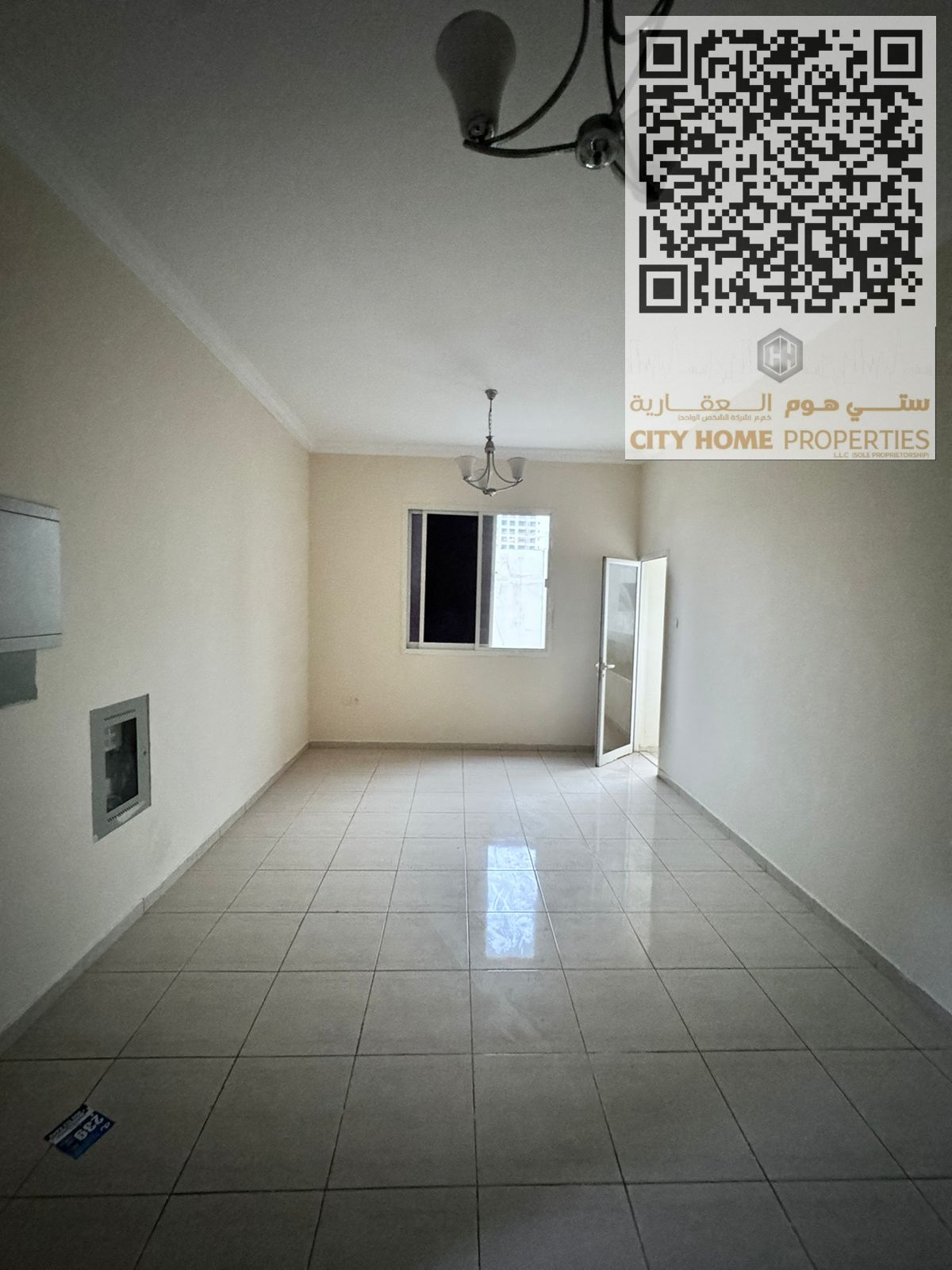 Spacious 1BR Apartment with Balcony & Central AC