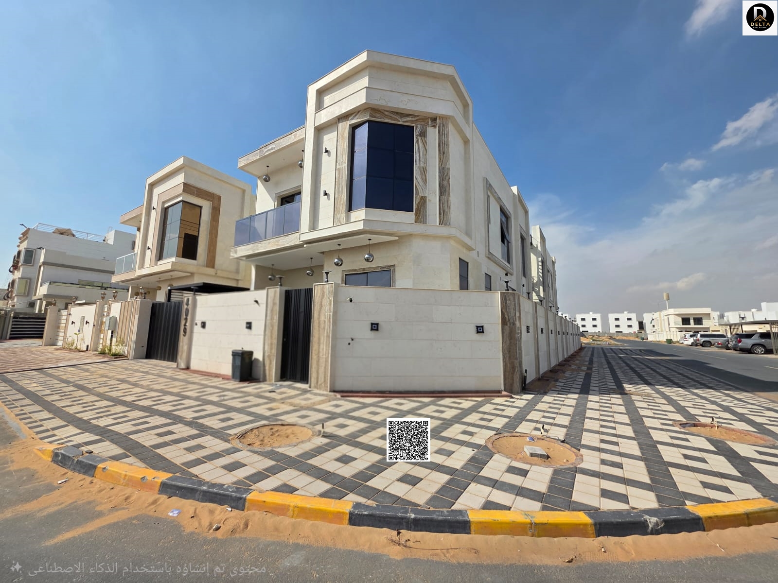 A golden opportunity to own a two-story corner villa with a modern design and high-end finishes at a special price and in a prime location directly op