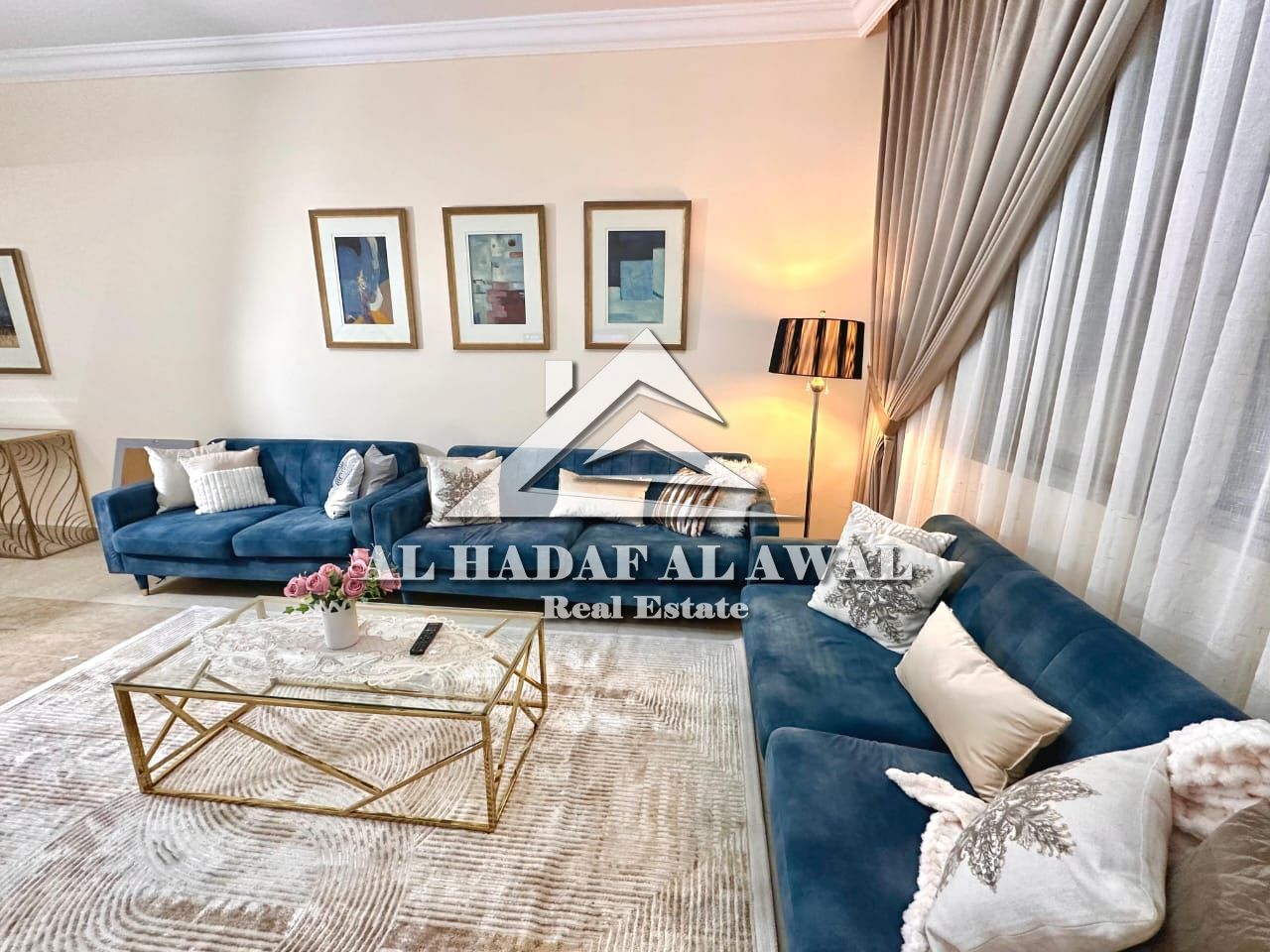 One bedroom and living room, Al Taawon Style Tower, 5500 SAR with 1000 security deposit, ready for rent