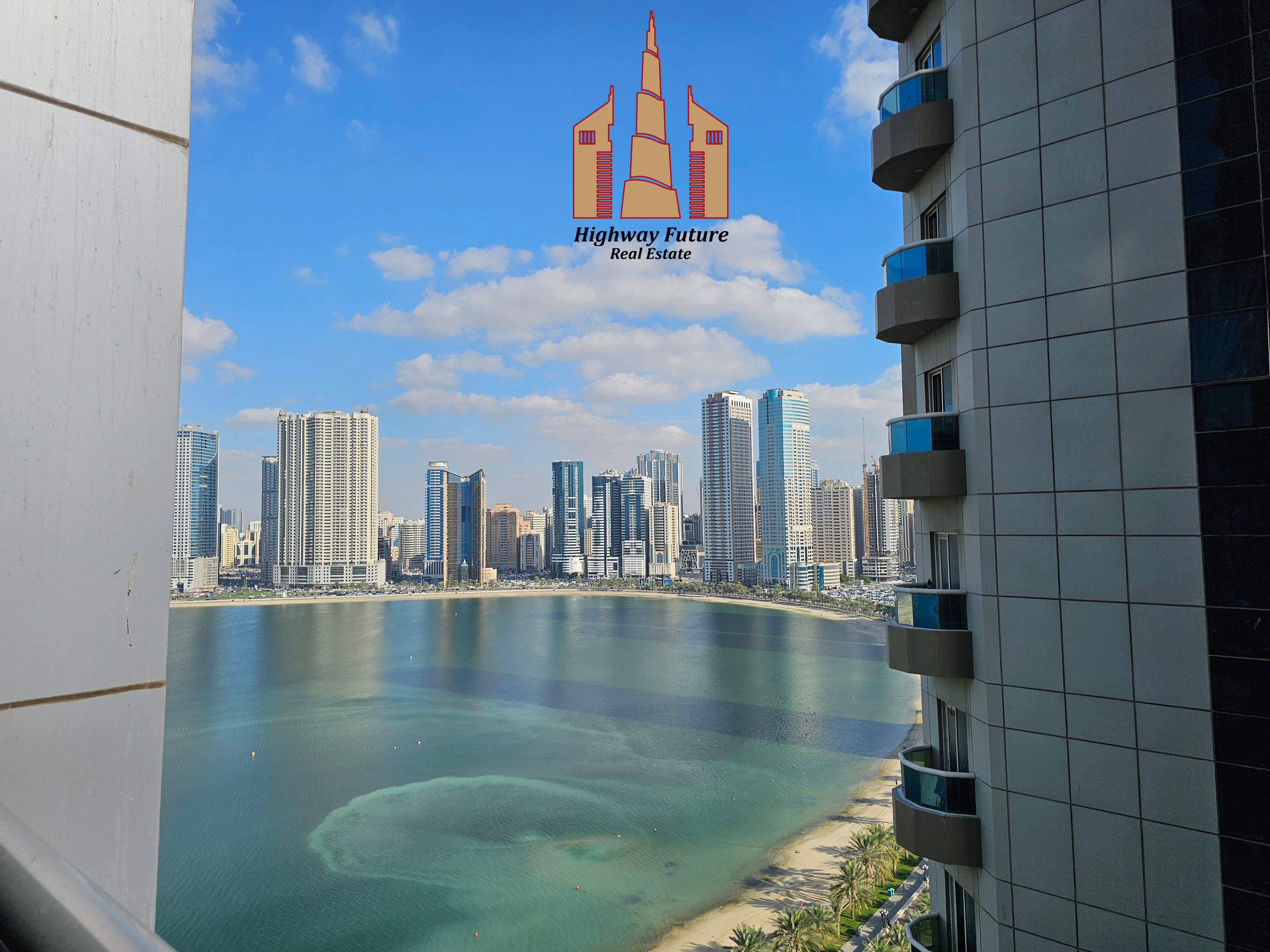 1 Bhk Central AC wardrobe full sea view 2 washroom Balcony 850 sqft 14 year old price 650k