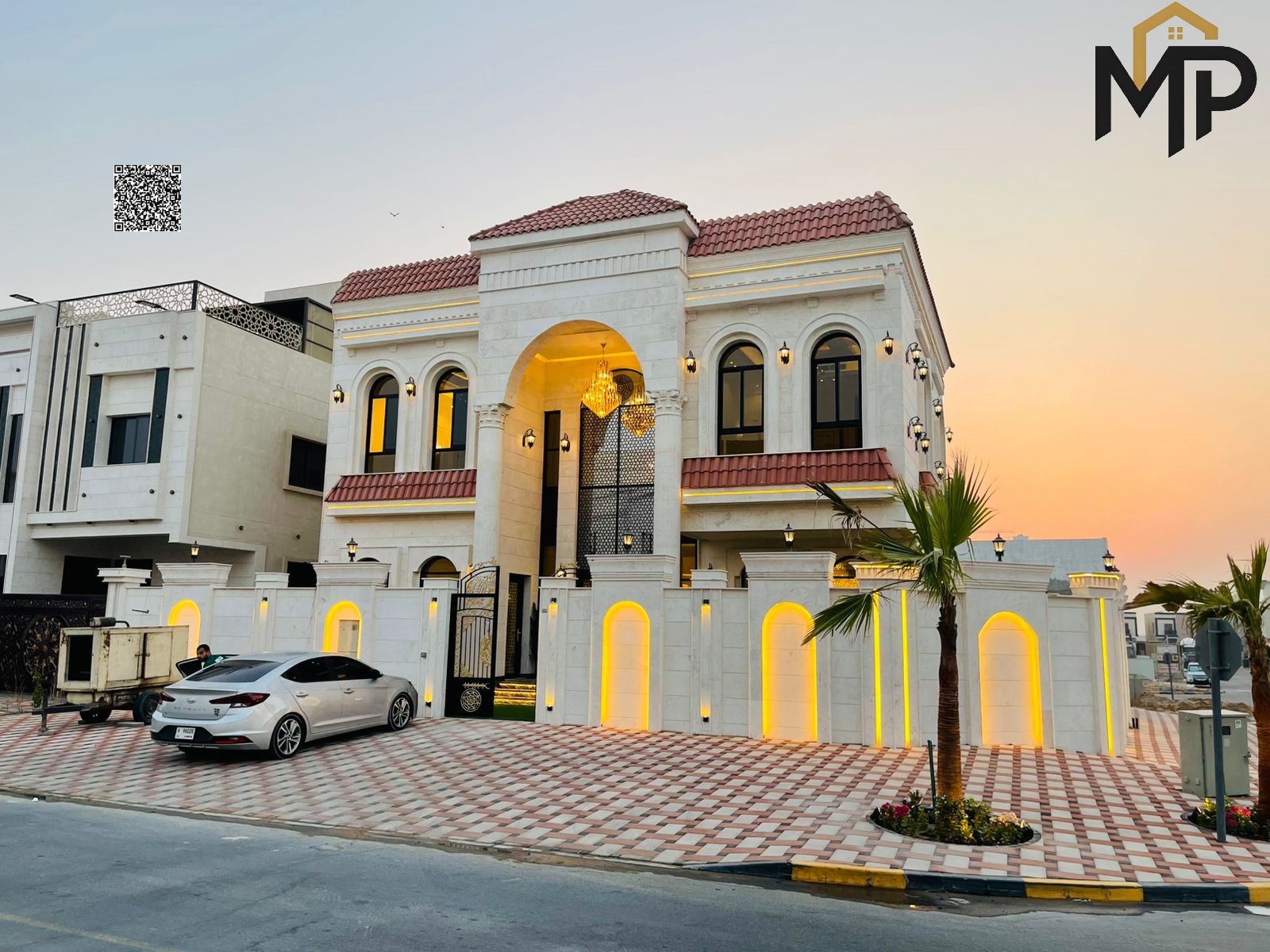 Villa directly from the owner, personal finishing, on a main street, close to all services, freehold ownership for all nationalities and without down