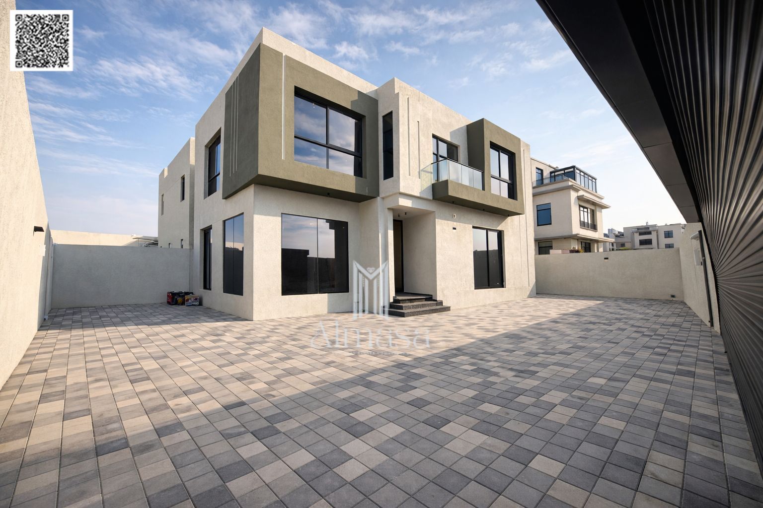 Villa for sale in Al Zahya, a modern and well-planned residential area in Ajman, known for its quiet environment and proximity to essential services.