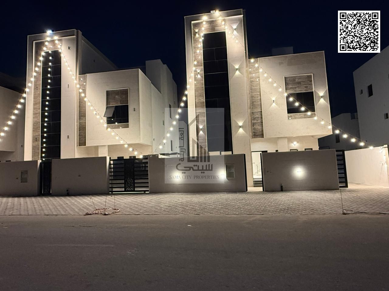 For sale: Super deluxe villa in Al-Haliyo 2 area, large setback, freehold ownership for all nationalities, including registration and ownership fees.
