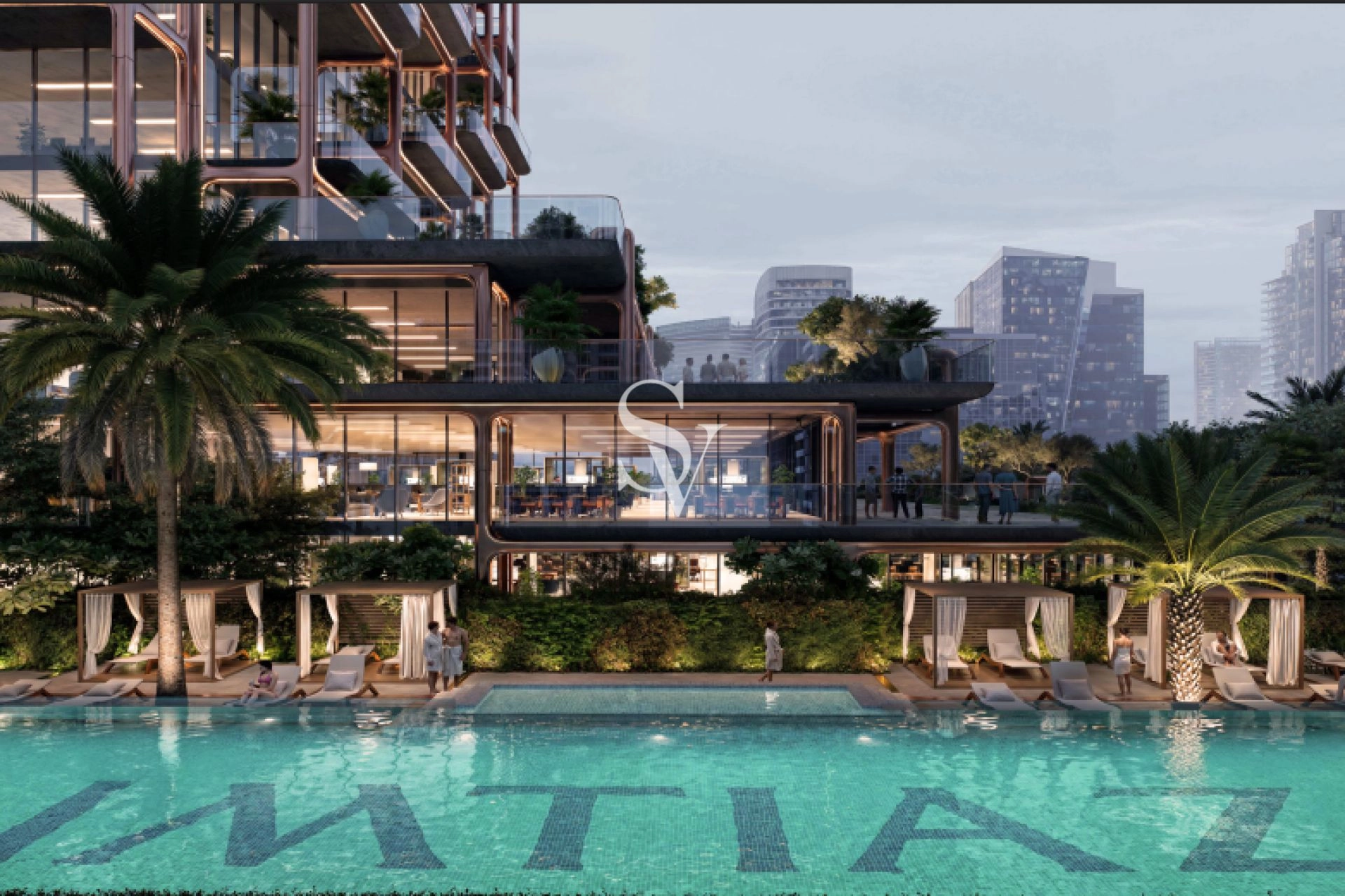 Master 1BR Suite | Designed by Zaha Hadid