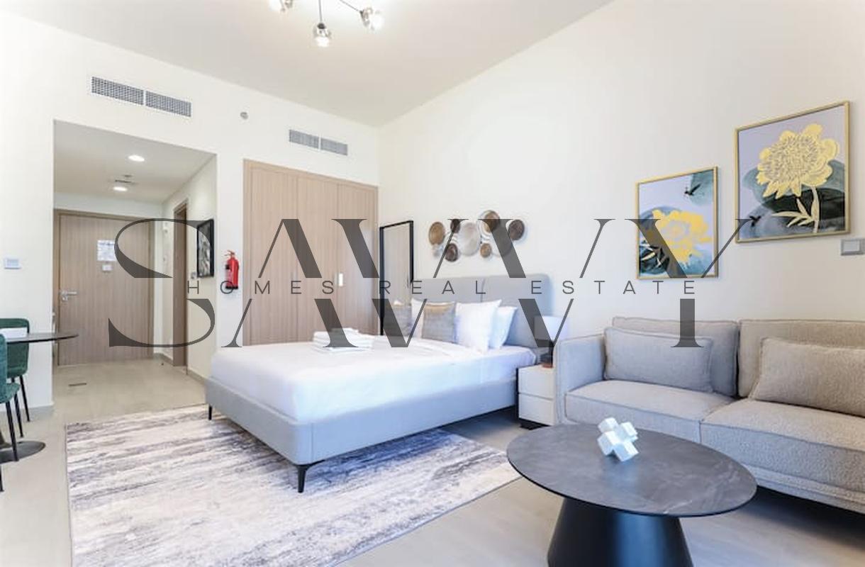 Bright & Stylish Studio in Riviera 24 | Excellent Community Amenities