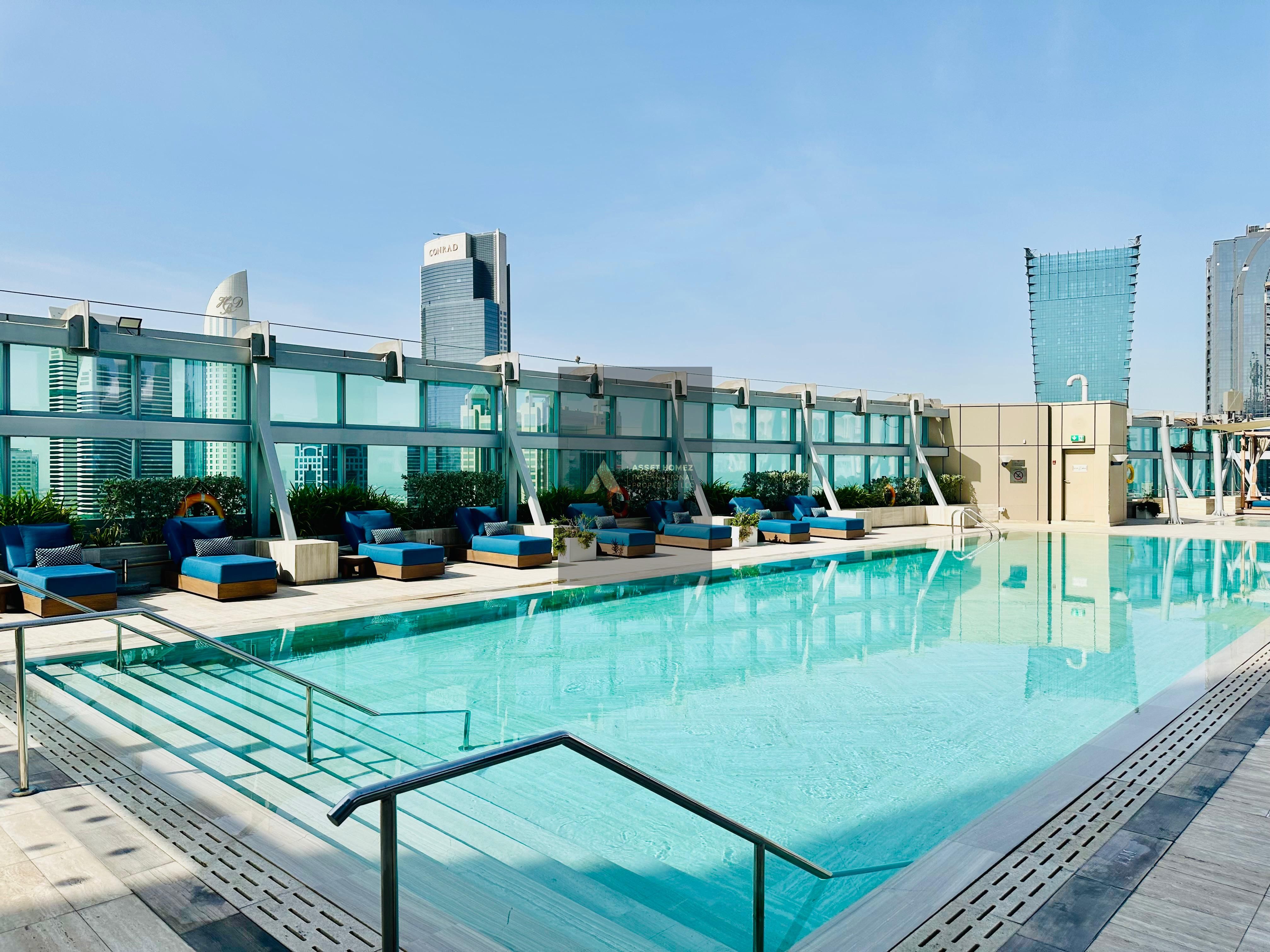 Luxurious Duplex 2 Bed | Furnished | Burj View