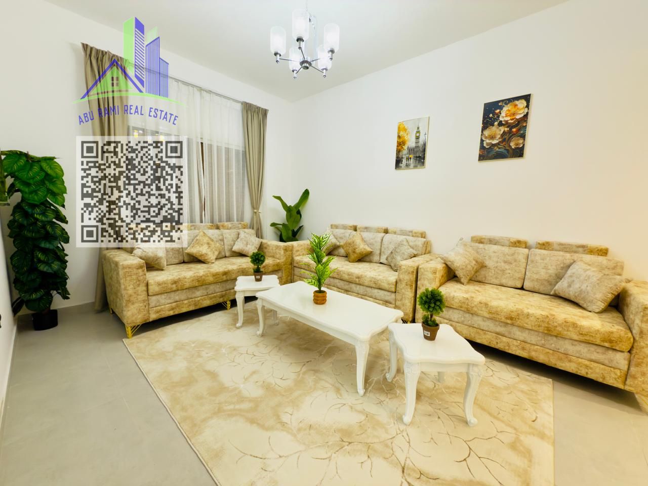 1BHK - monthly rent - all inclusive - furnished - new furniture