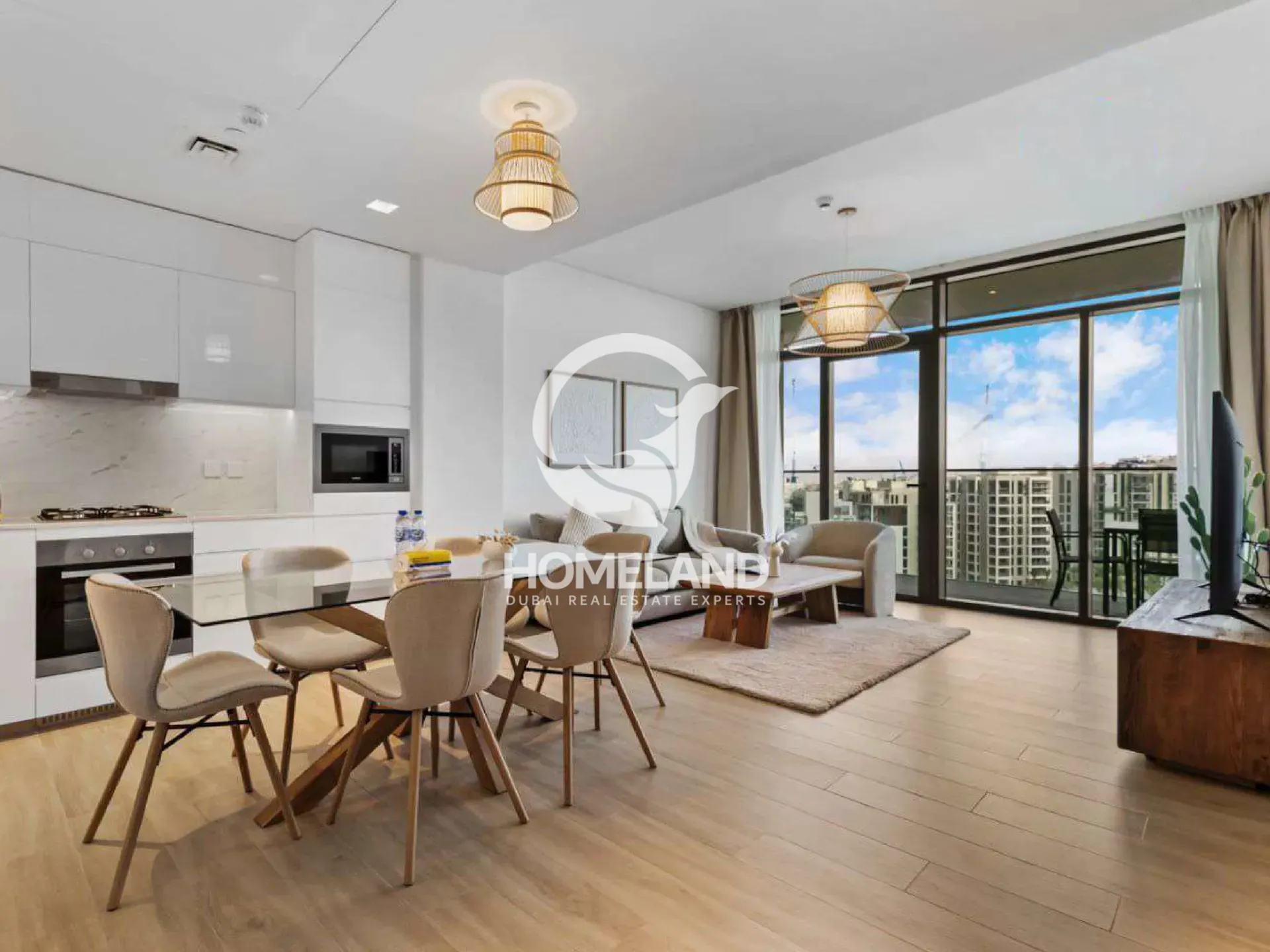 Fully Furnished | High Floor| Beach and Canal View