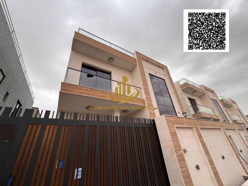 First Occupancy Villa for Annual Rent in Al Yasmeen Ajman with Modern Design, Luxury Finishes and Spacious Layout, 5 Master Bedrooms