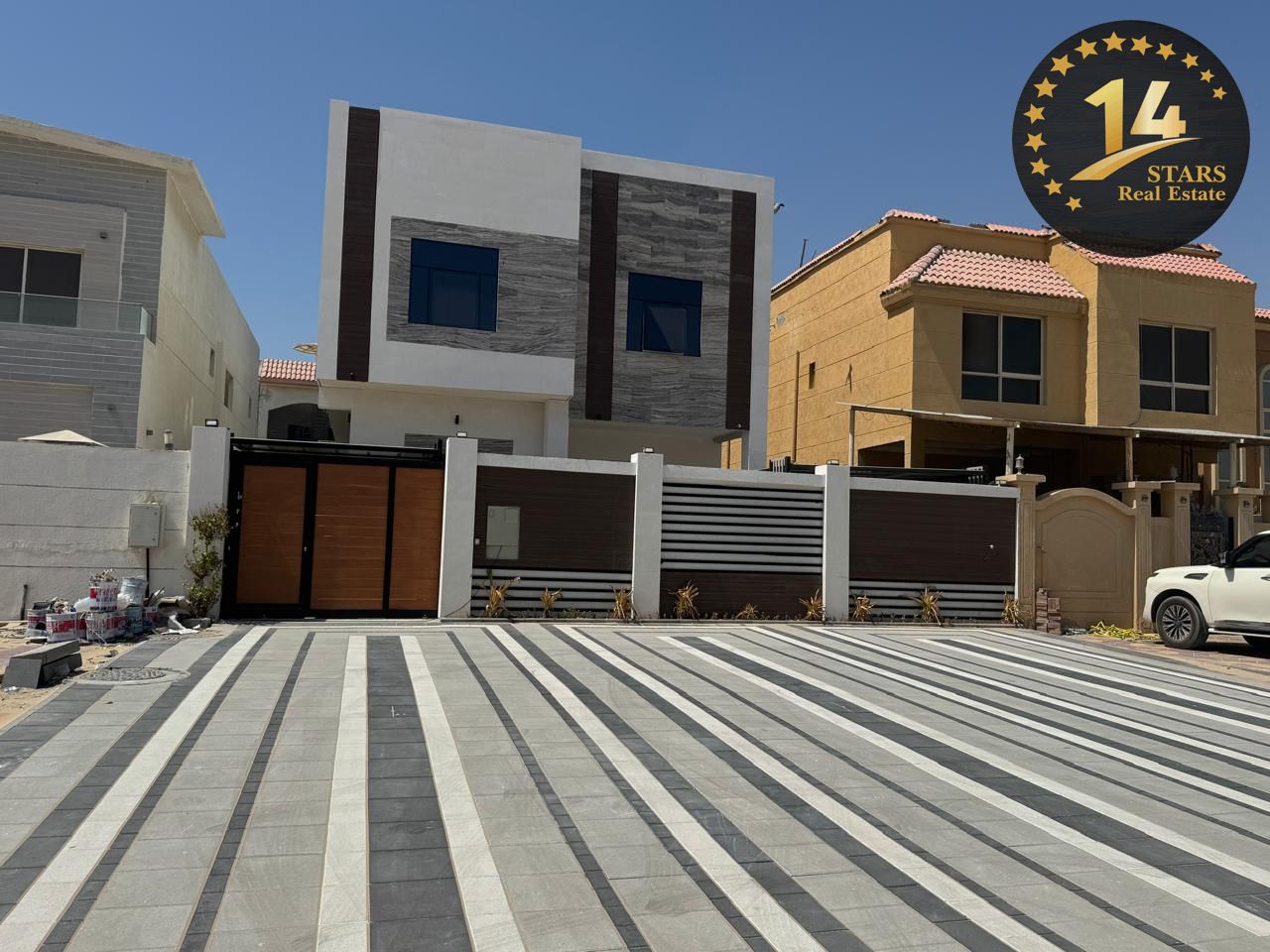 Villa for rent in Al Muwaihat 1, consisting of 6 rooms, a majlis