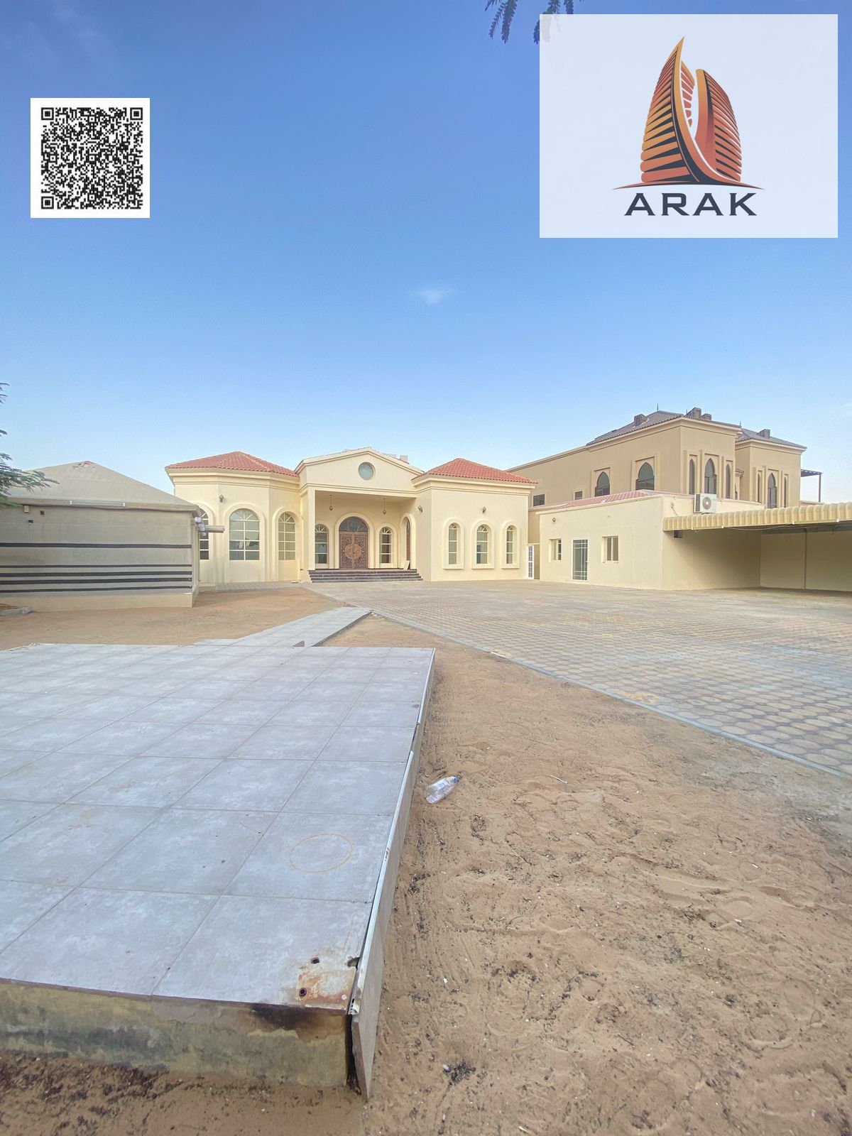 For Sale: Single-Storey Villa on a Corner Plot (Two Streets) – Prime Location in Ajman / Al Raqaib
