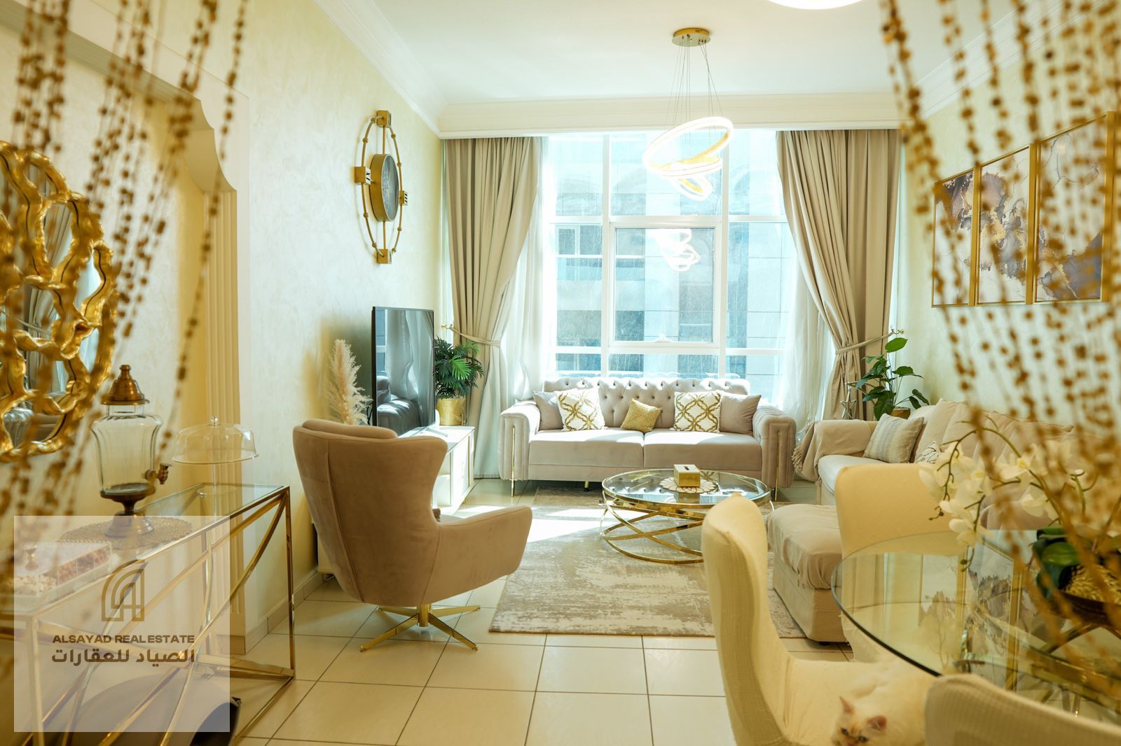 For Sale: Luxury Two-Bedroom Apartment with a Living Room – Prime Location in Al Mamzar.