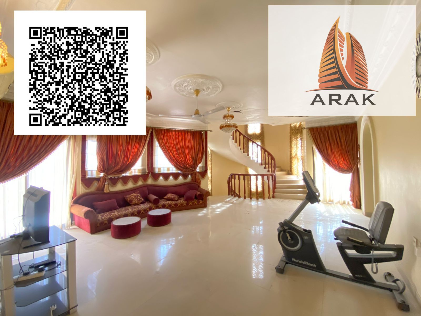 For sale — Villa near the sea in Al Mushairif — Ajman Prime corner location on two streets Consists of: 6 master bedrooms Majlis 2 living halls M