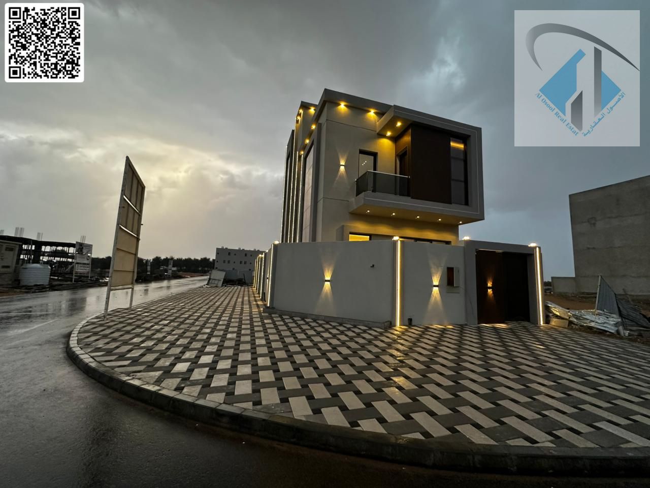 Corner villa next to a mosque, special price for cash purchase, available to all nationalities, including registration and ownership fees.