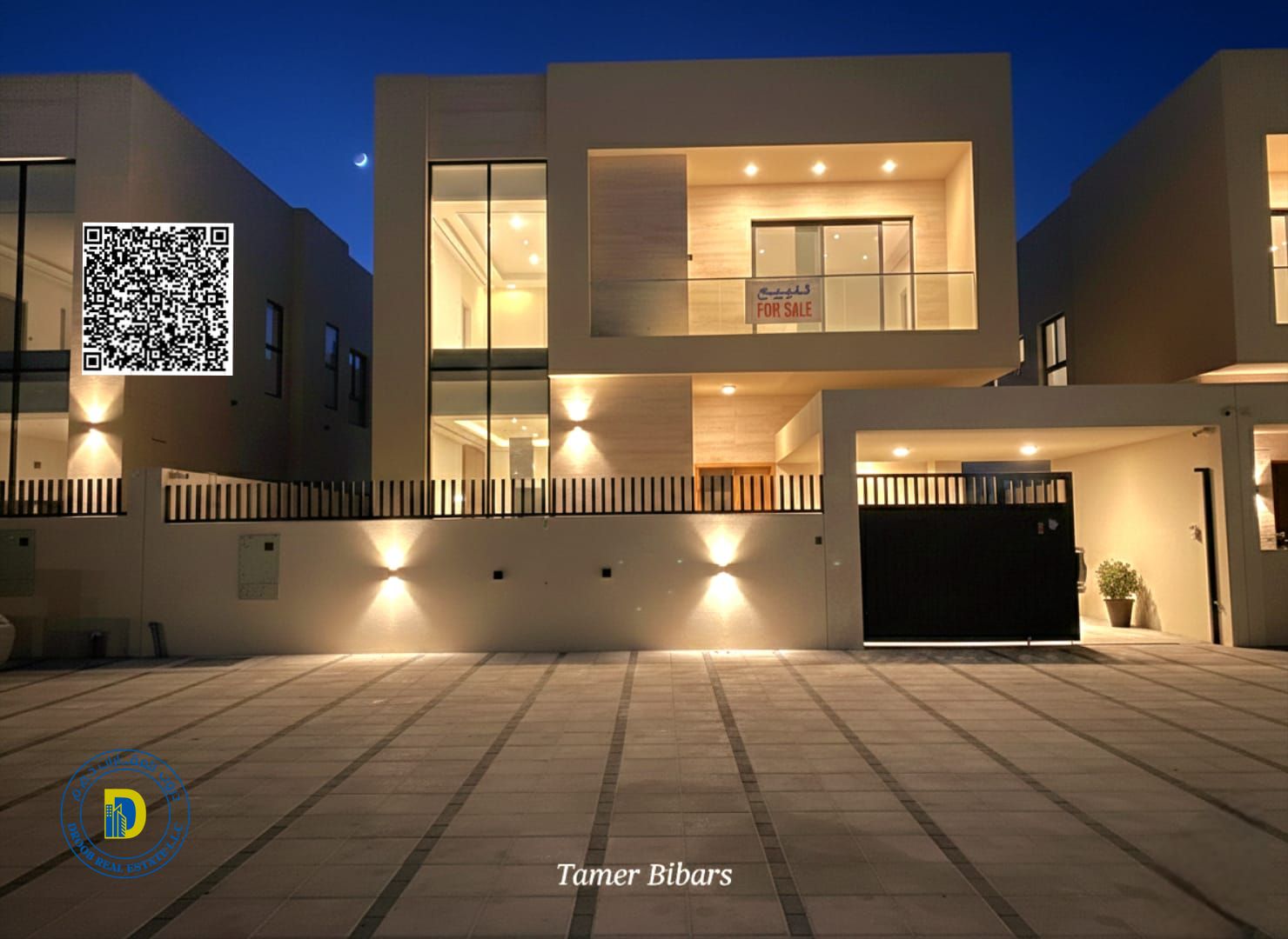 For sale in Al Zahiyah area, a luxurious 4-bedroom villa with pool, super deluxe finishing, bank financing, freehold for all nationalities.