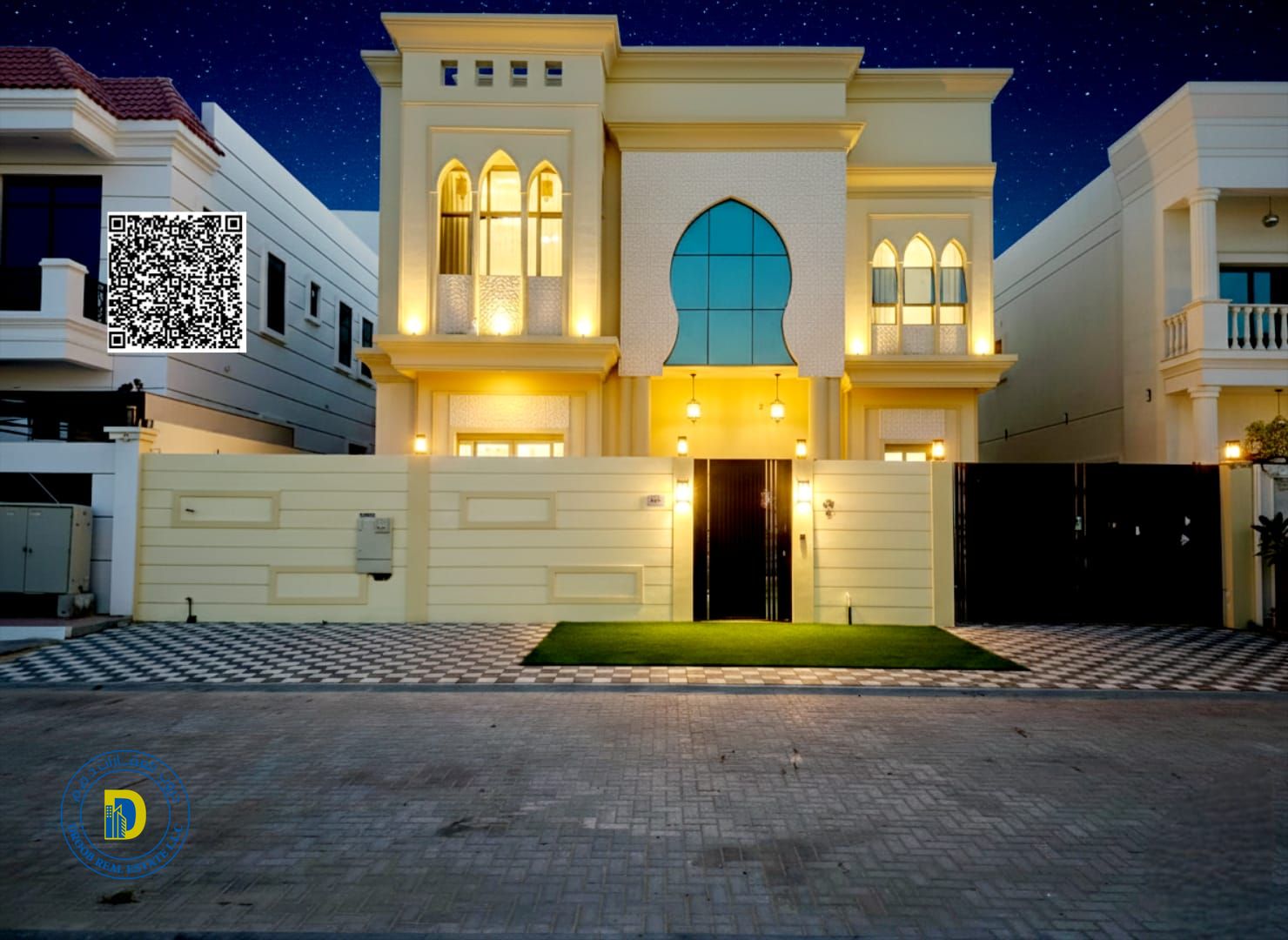 For those seeking luxury, a classic 3-story villa with 7 bedrooms and a roof in Al Alia area of Ajman. Freehold and bank financing .