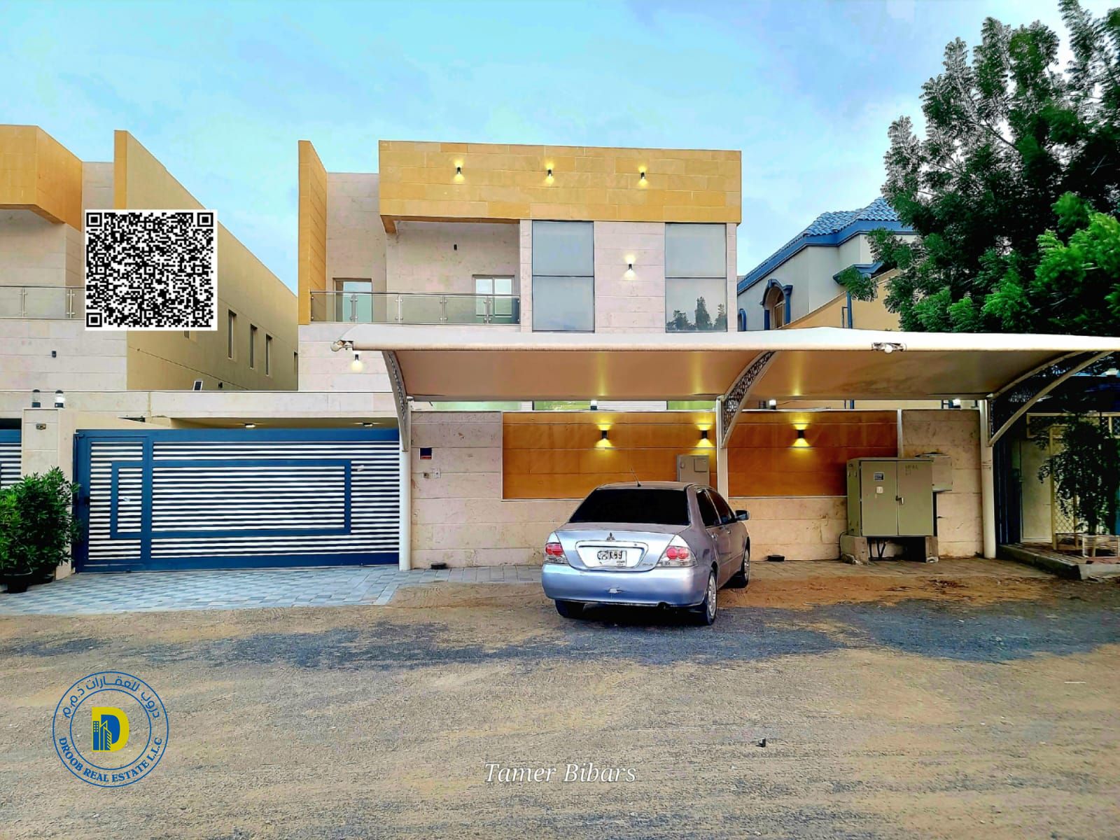 For those seeking luxury, a spacious 5-bedroom villa in Al Muwaihat 3, including electricity, water, and AC. Bank financing available. Freehold.
