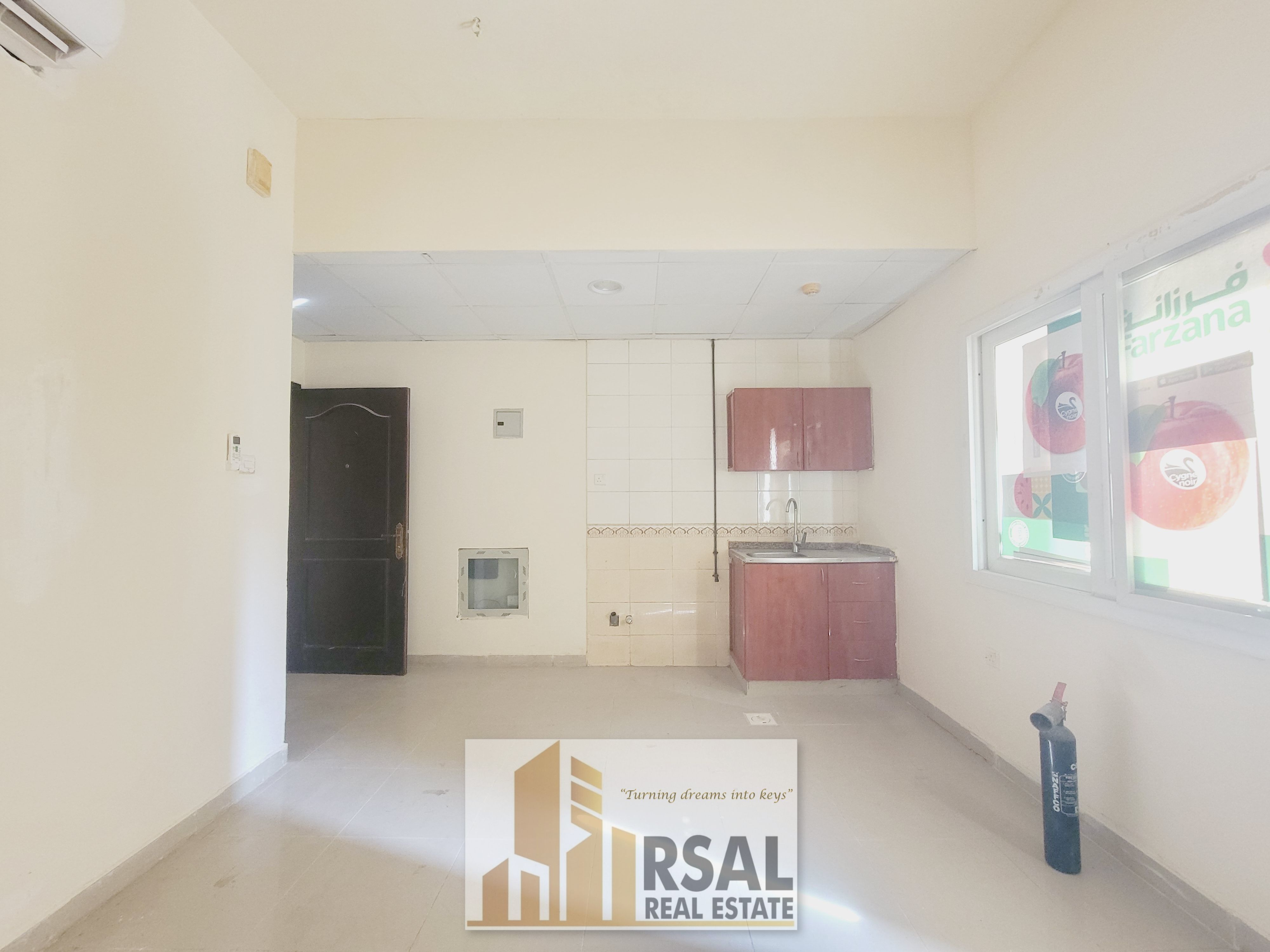 Biggest Size Studio Apartment// front on LuLu market// prime location// Ready to move// family building
