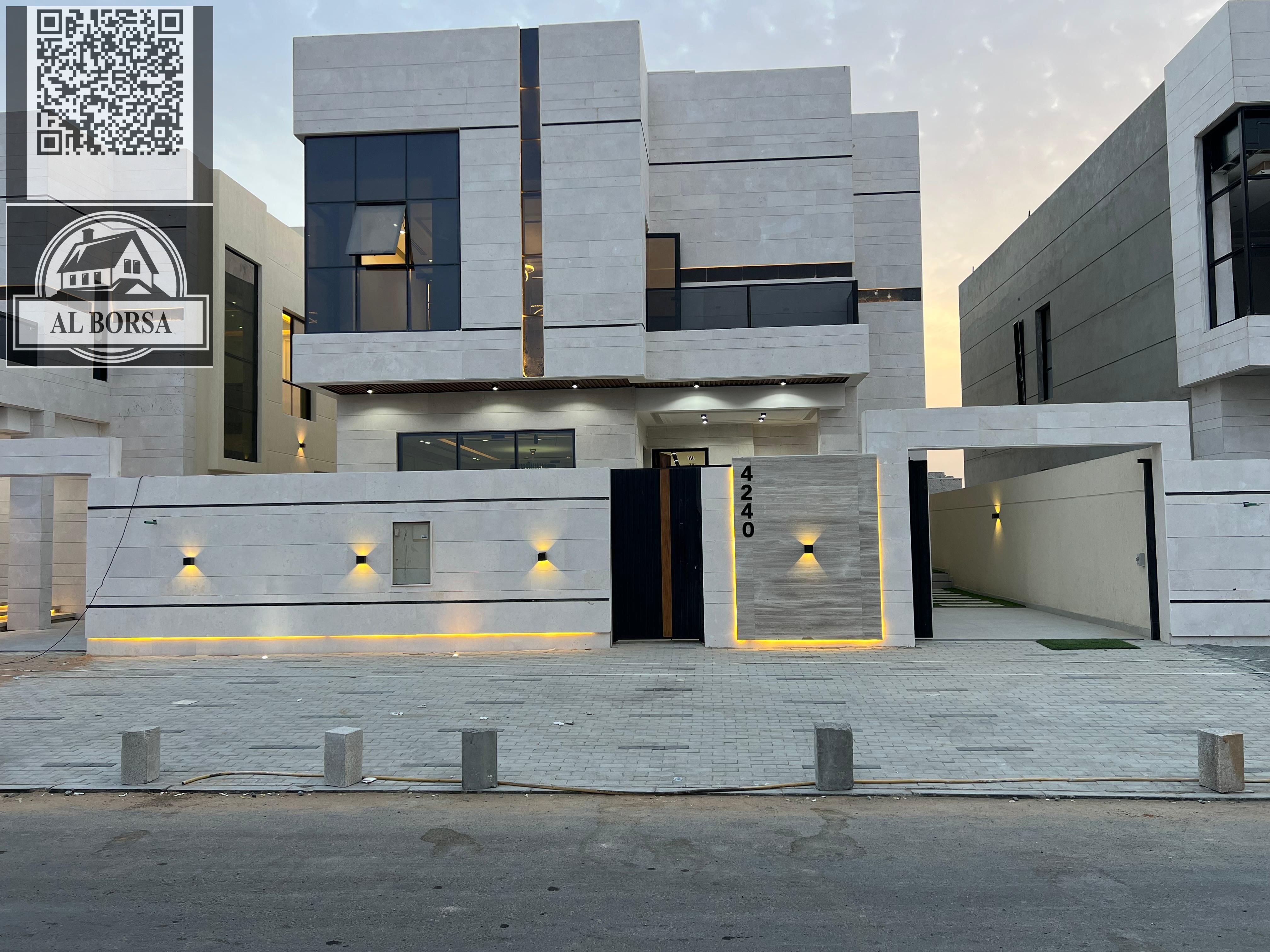 Villa for sale in Al Helio 2 | 4 bedrooms + living room and majlis | 5 bathrooms | Swimming pool | Parking inside and outside the villa | Central a