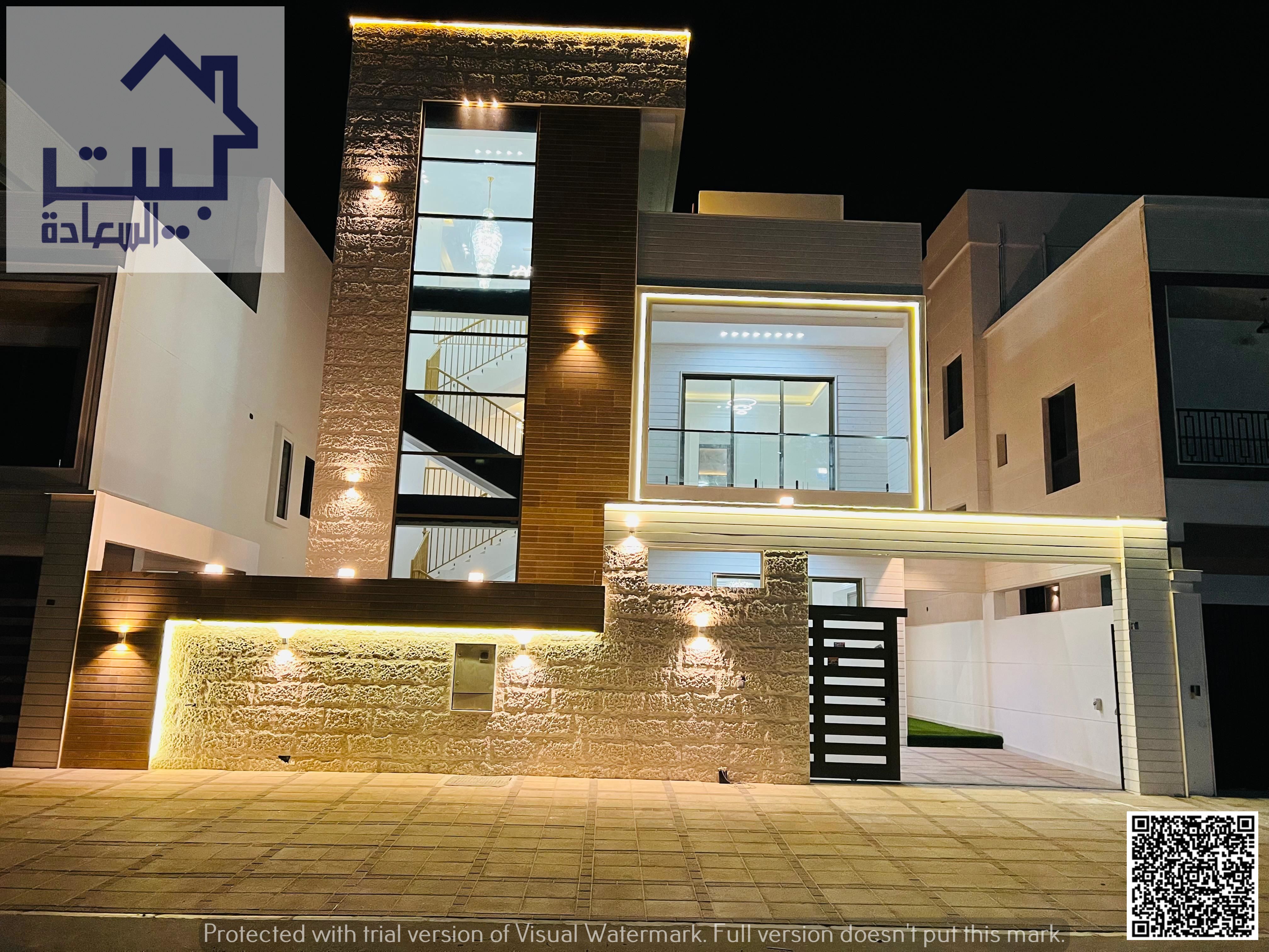 For Sale – Al Bahia, Ajman: 6BR villa, 2 floors + roof, freehold, incl. fees, near SMBZ Rd, prime location, great price