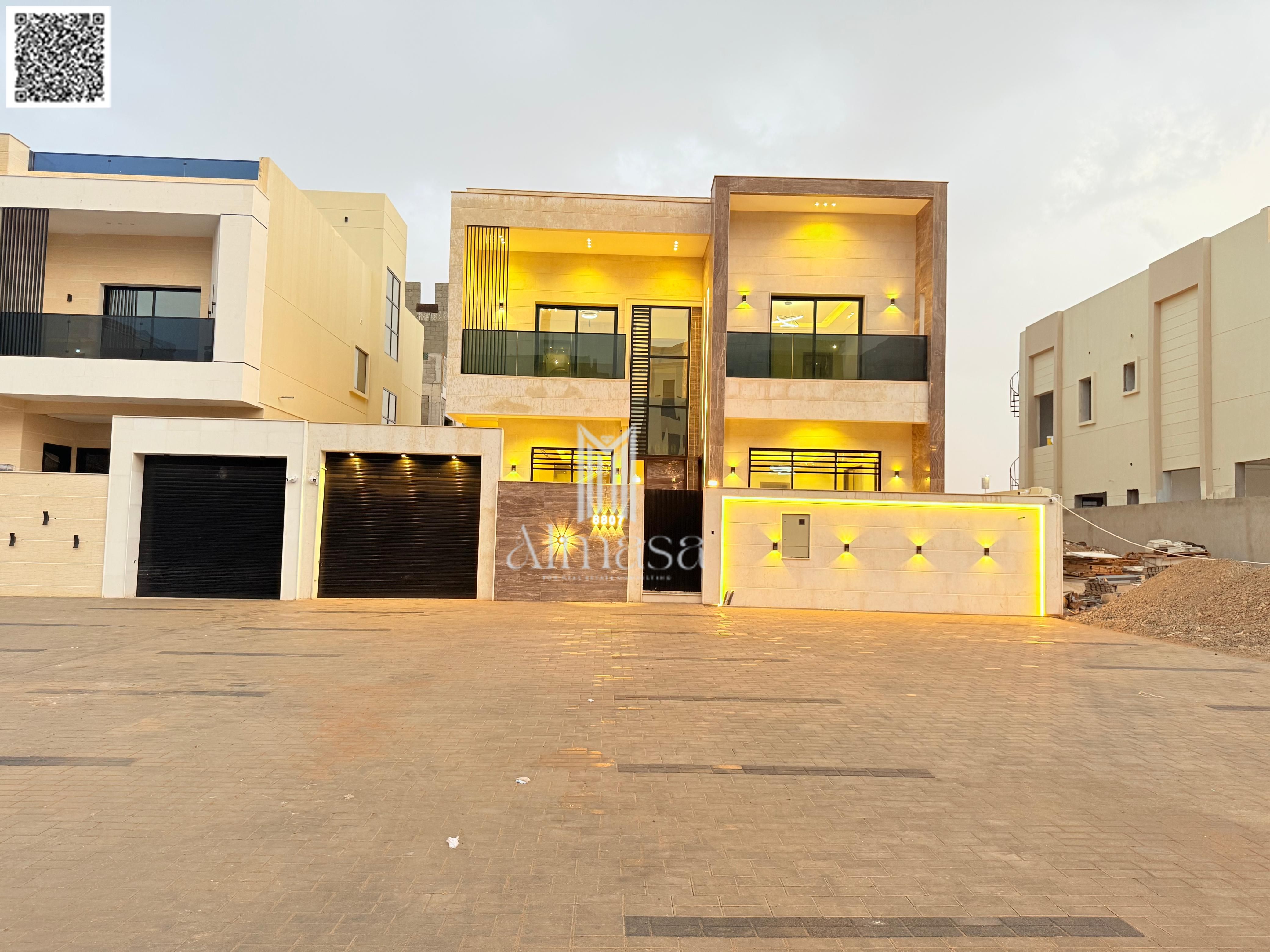 Own a luxury villa in Al Zahia area – Ajman, freehold ownership – very prime location on the main street