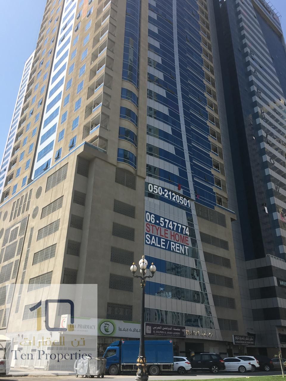 Spacious 2BHK with 3 bathrooms for Rent in Rivera Tower, Sharjah
