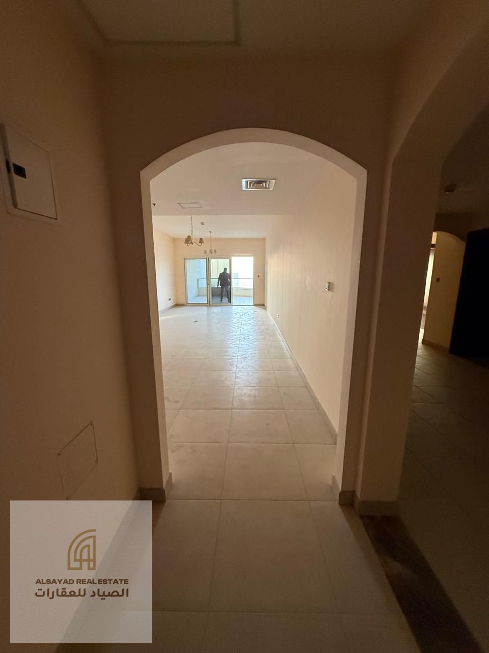 Luxury apartment for sale with a direct front-facing view of Al Khan Lake and Al Mamzar. Featuring 3 bedrooms and a spacious living room, located on a