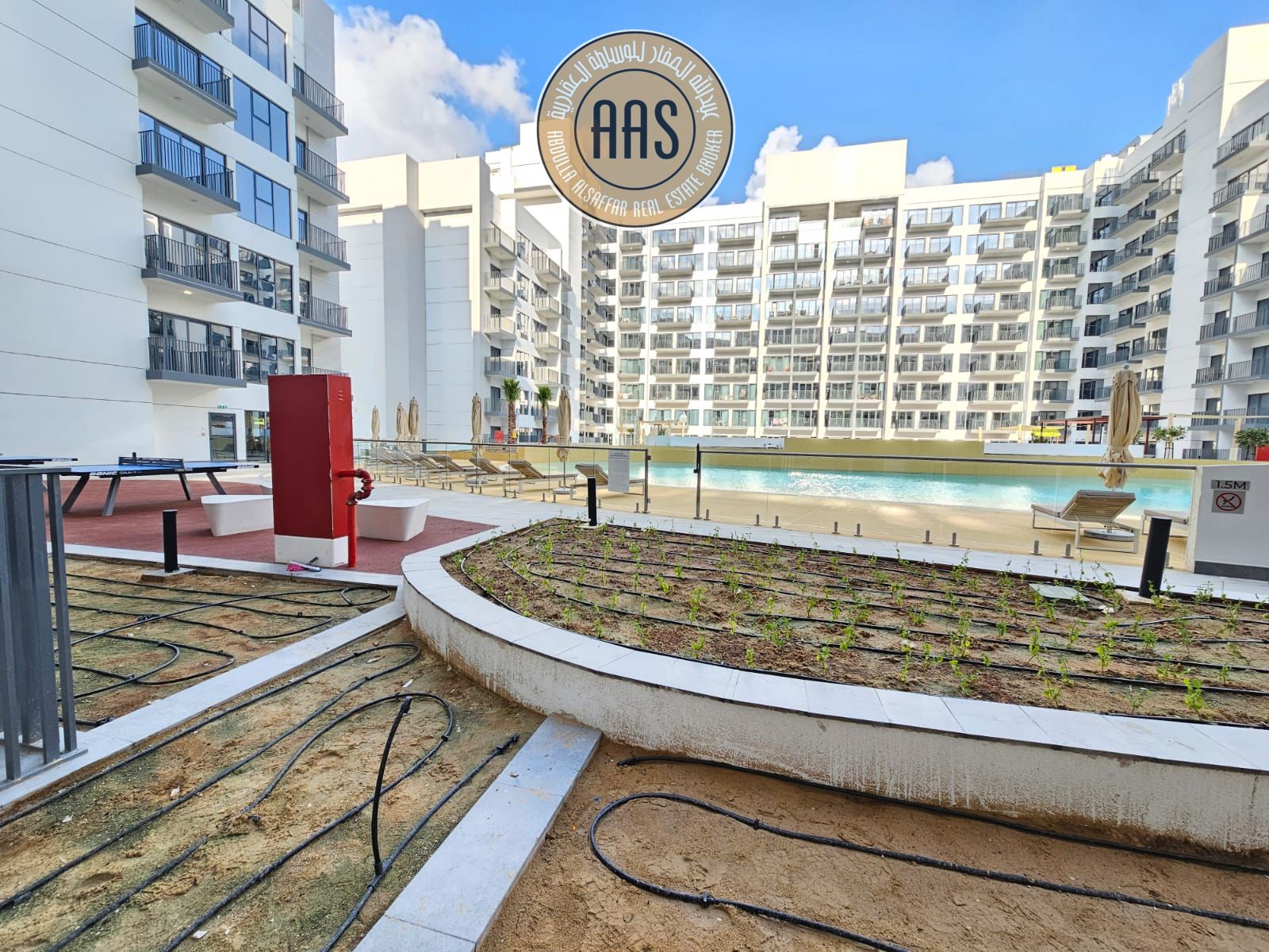 Pool Beach view Studio in 49990 AED call now