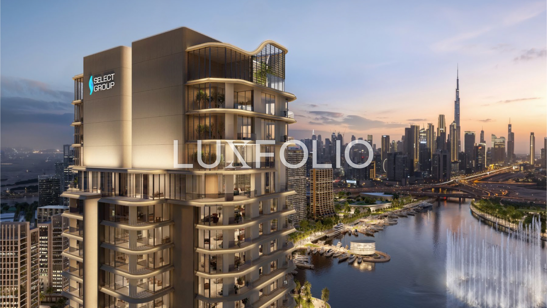 3BR | Type B | Panoramic Canal & Burj Khalifa