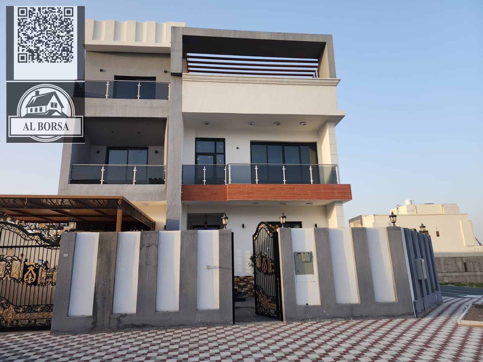 Villa for rent in Al Zahia, Ajman | 6 bedrooms | Living room and majlis | AED 120,000 per year