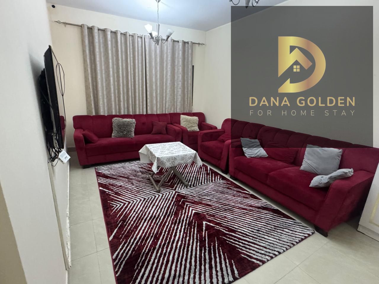 Two rooms and a hall for rent in Al Taawun