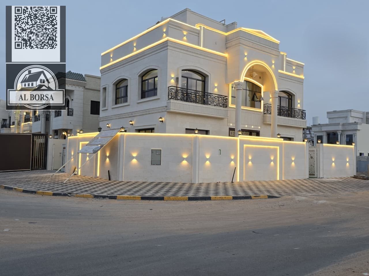 Villa for sale in Al Zahia | Corner on two streets | 5 bedrooms | Land area 3,500 ft² | Built-up area 3,600 ft² | AED 2,100,000 – No registration f