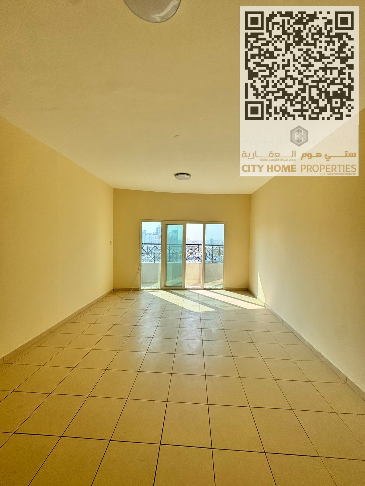 Lowest priced 2-bedroom apartment with living hall in Al Nuaimiya 1, located near Al Hikma School and close to all essential services. The apartment f
