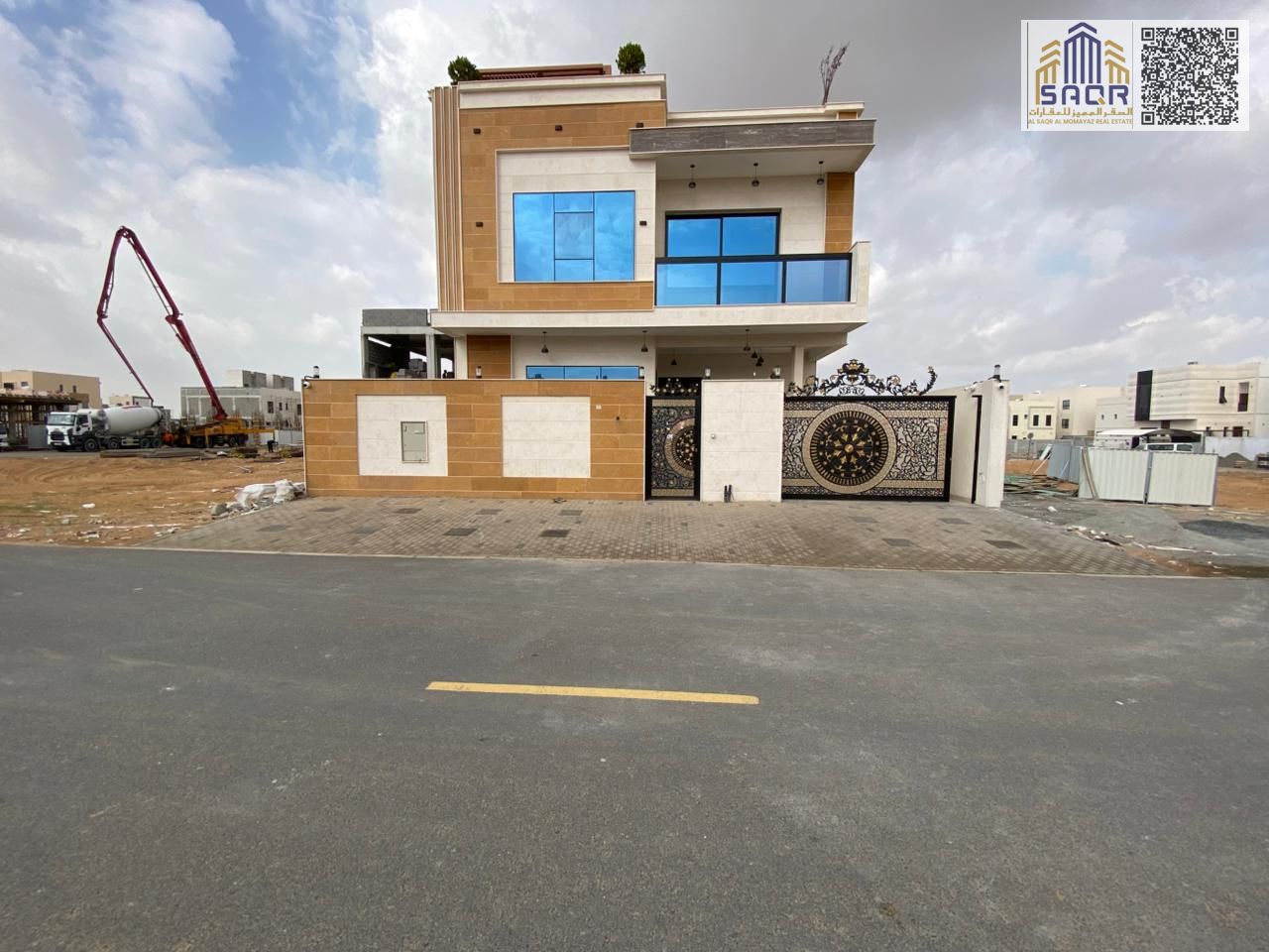 Villa with personal finishing for sale, including registration and ownership fees