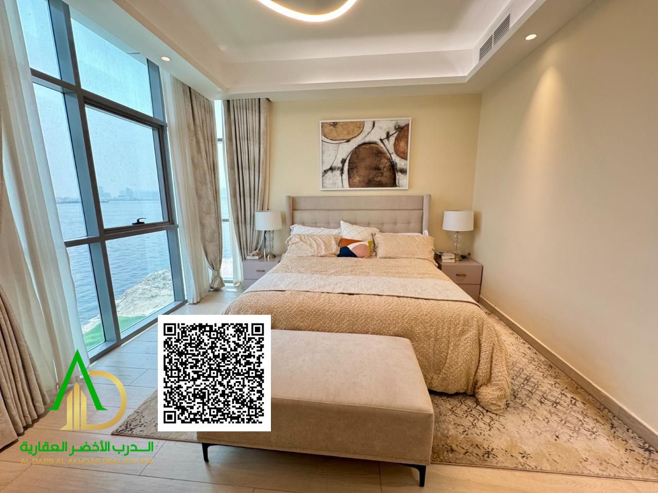 **Unique opportunity: Own a luxury 1BR apartment with waterfront views, first occupancy, at Creek Tower – Al Rashidiya 1, Ajman, Sheikh Maktoum Street