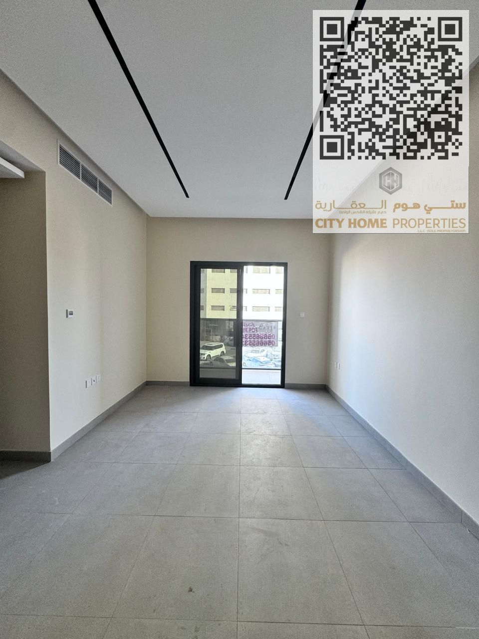 Lowest priced 2-bedroom apartment with living hall in Al Jurf 3, featuring super deluxe finishing and first occupancy. Located near the Dubai and Shar