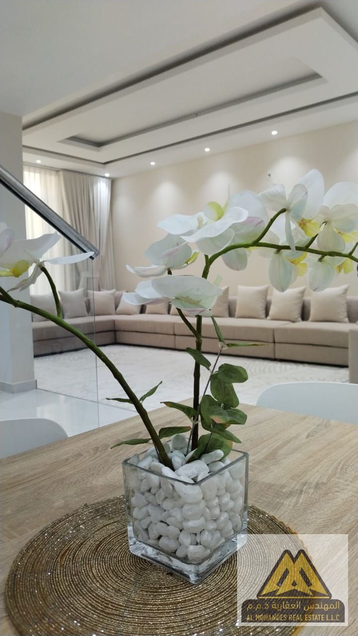 Fully Furnished Villa for Annual Rent in Al Zahia, Ajman – 3 Bedrooms + Yard + Roof + Maid Room | AED 85,000