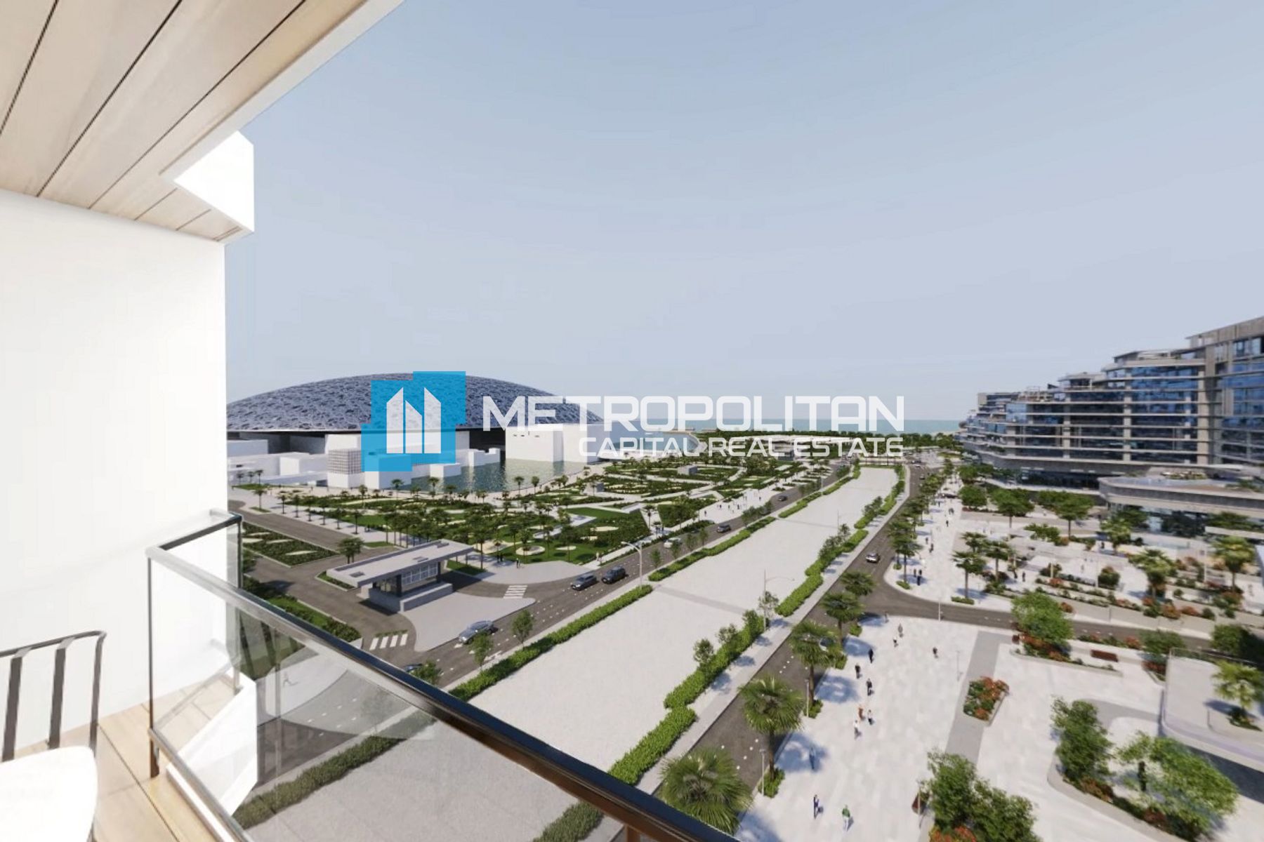 Sea and Museum View| 2BR w/ Balcony| Beach Access
