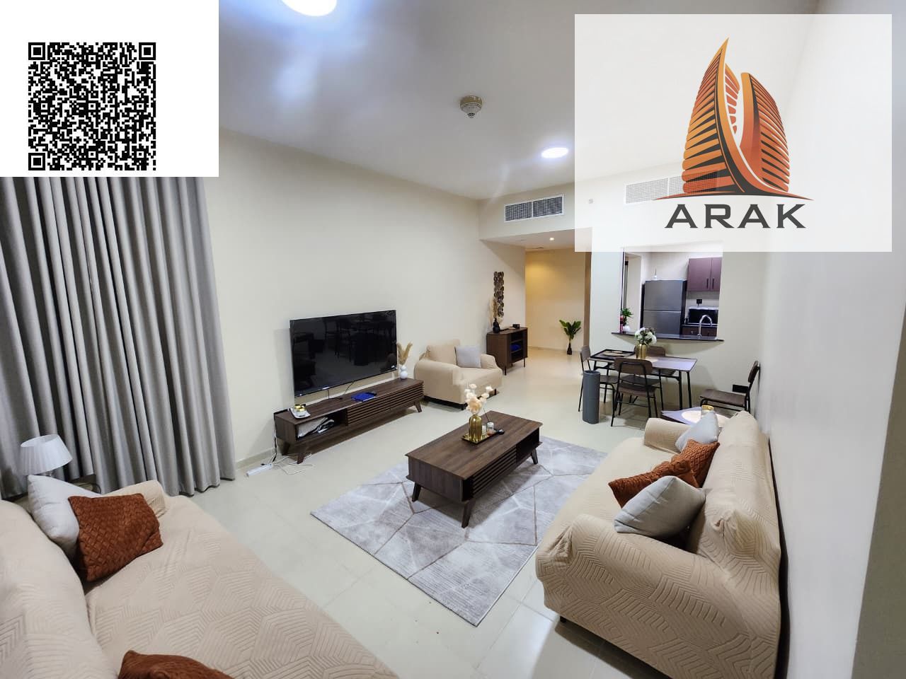 Two Bedroom Apartment for Rent in Ajman One Towers