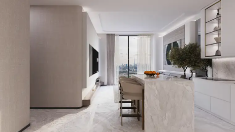 3BR Apartment with Burj Khalifa View | Binghatti Pinnacle | Main Road fullyfinished last one